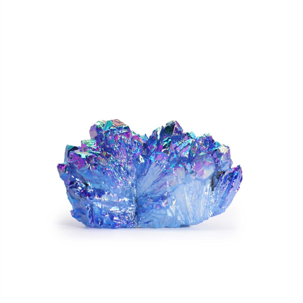 Cuarzo Natural Mejorado Mediano – Aura Aqua Halo Quartz (aprox 100-150gm 7-10cm)