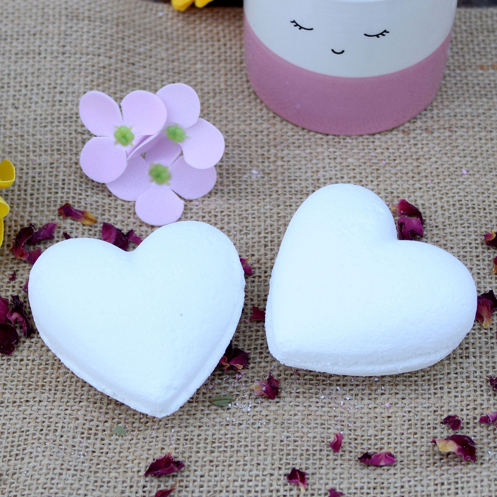 Bomba de baño de corazón 70 g - Coco - Imagen 3