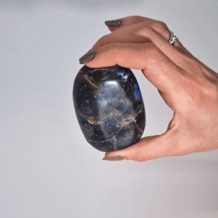 Piedras de Labradorita de Madagascar - Tumba (aprox 80-168g 40-60mm) - Imagen 2