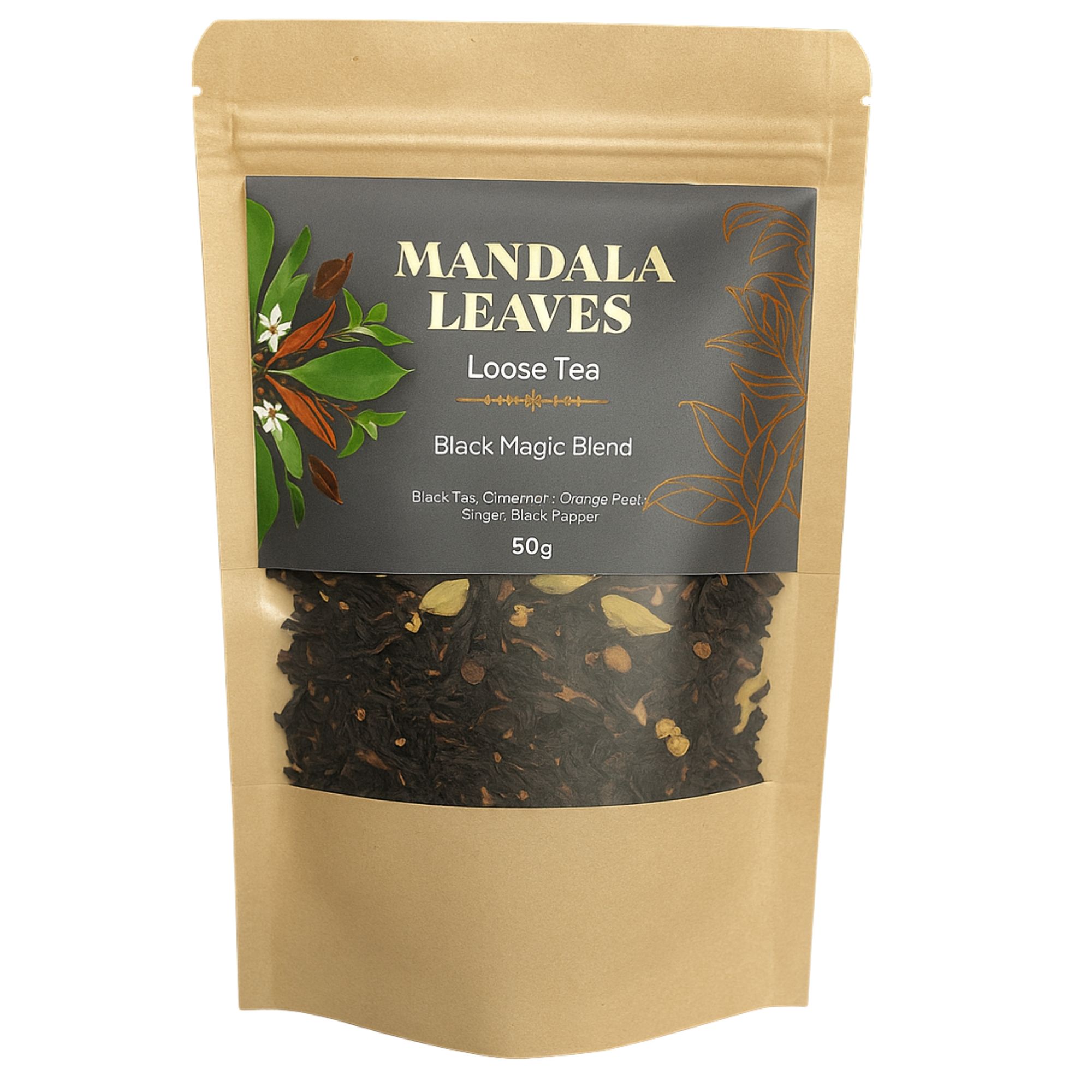 Mezcla de té Magia Negra - 50 g - Imagen 5