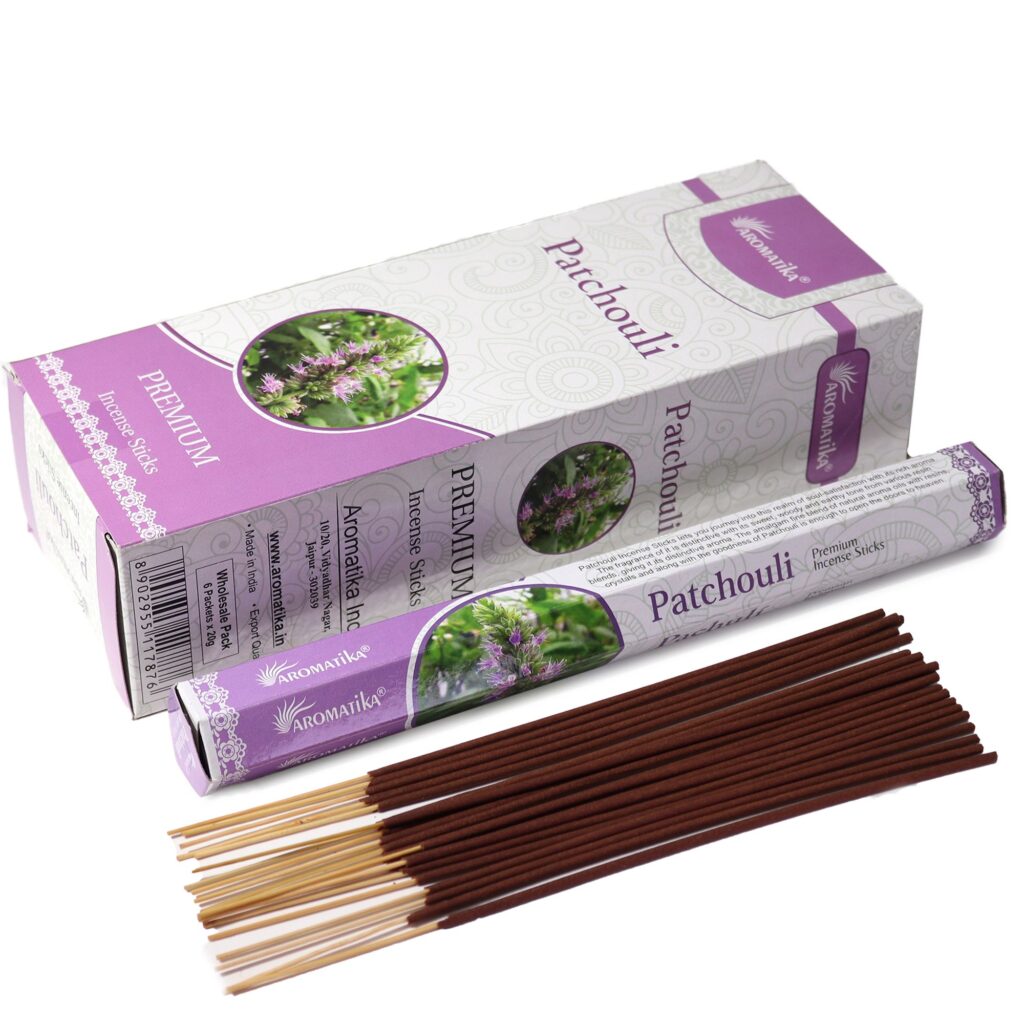 Incienso Hexagonal sin Carbón de Aromatika – Patchouli