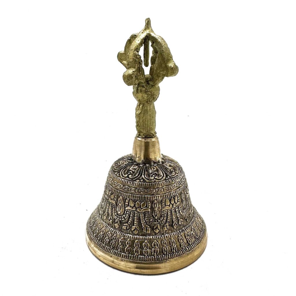 Campana Tingsha tibetana grande – 8x15cm