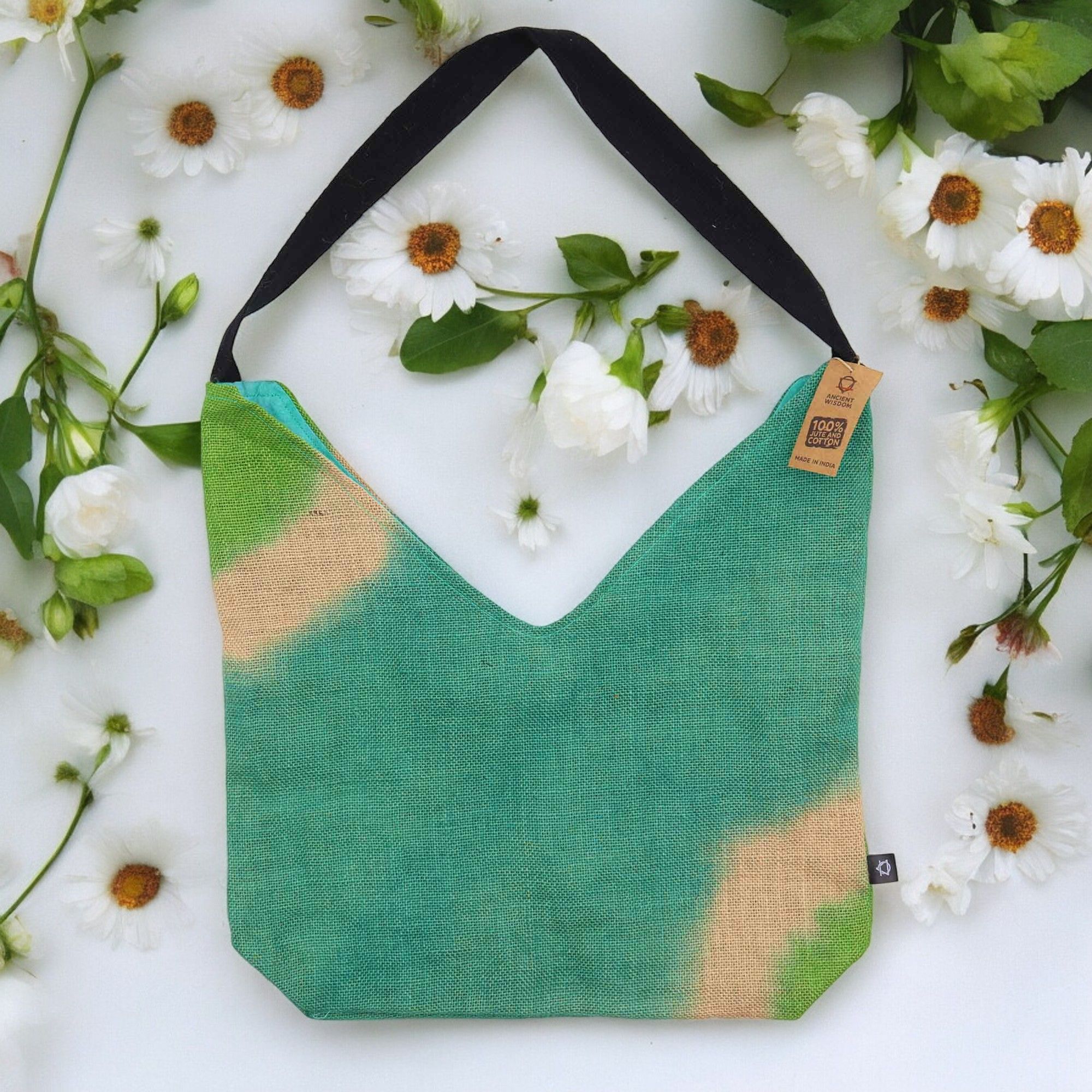 Bolso de hombro - Verde azulado - Imagen 3