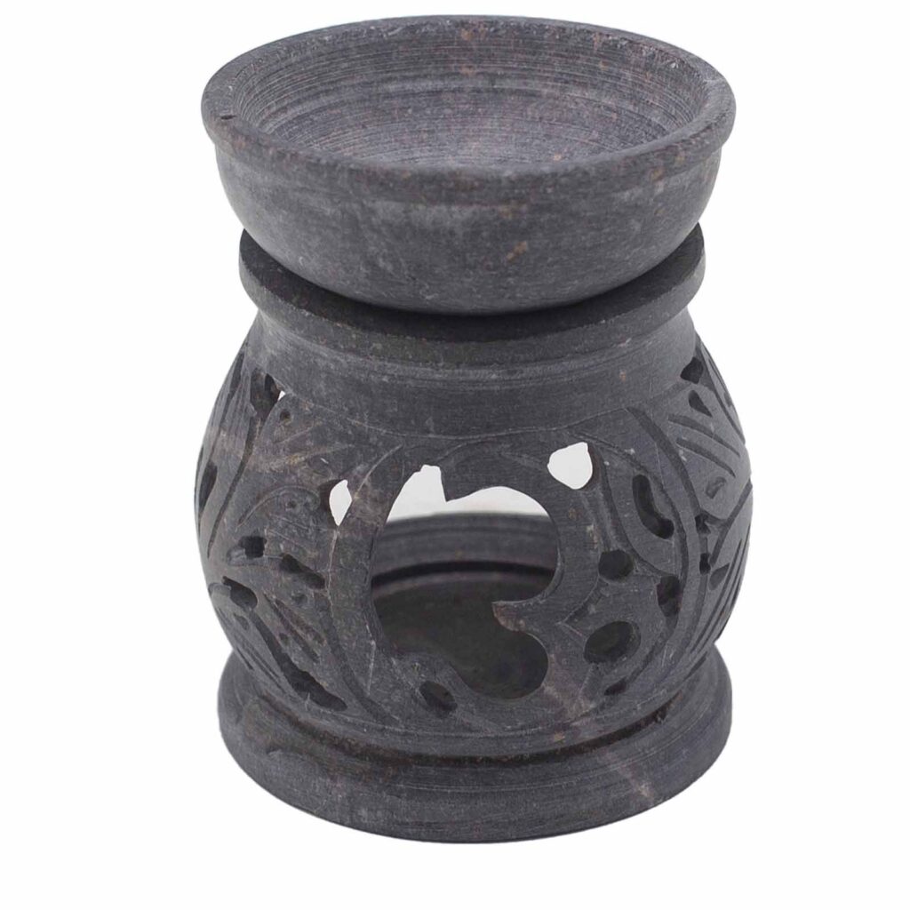 Quemador de aceite pequeño de esteatita 8cm – Om