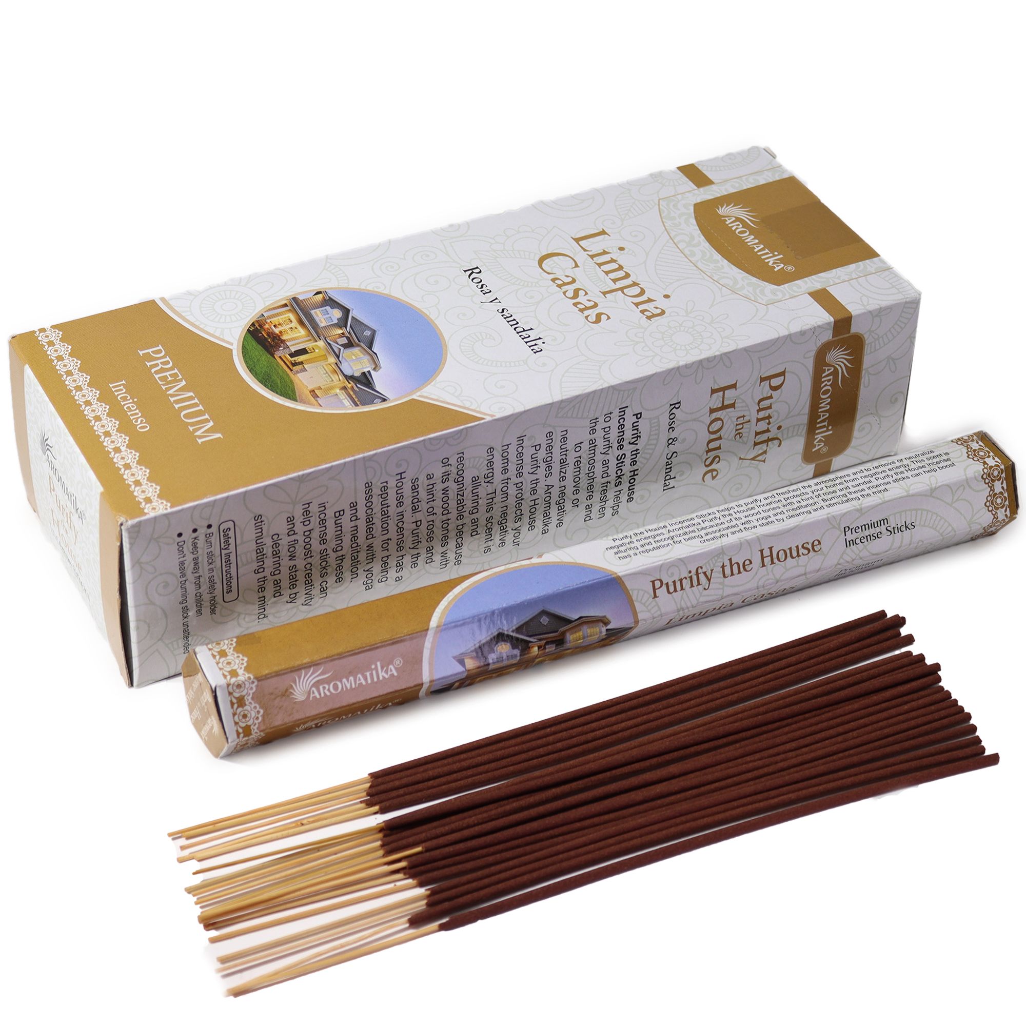 Incienso Hexagonal sin carbón Aromatika – Purifica tu hogar