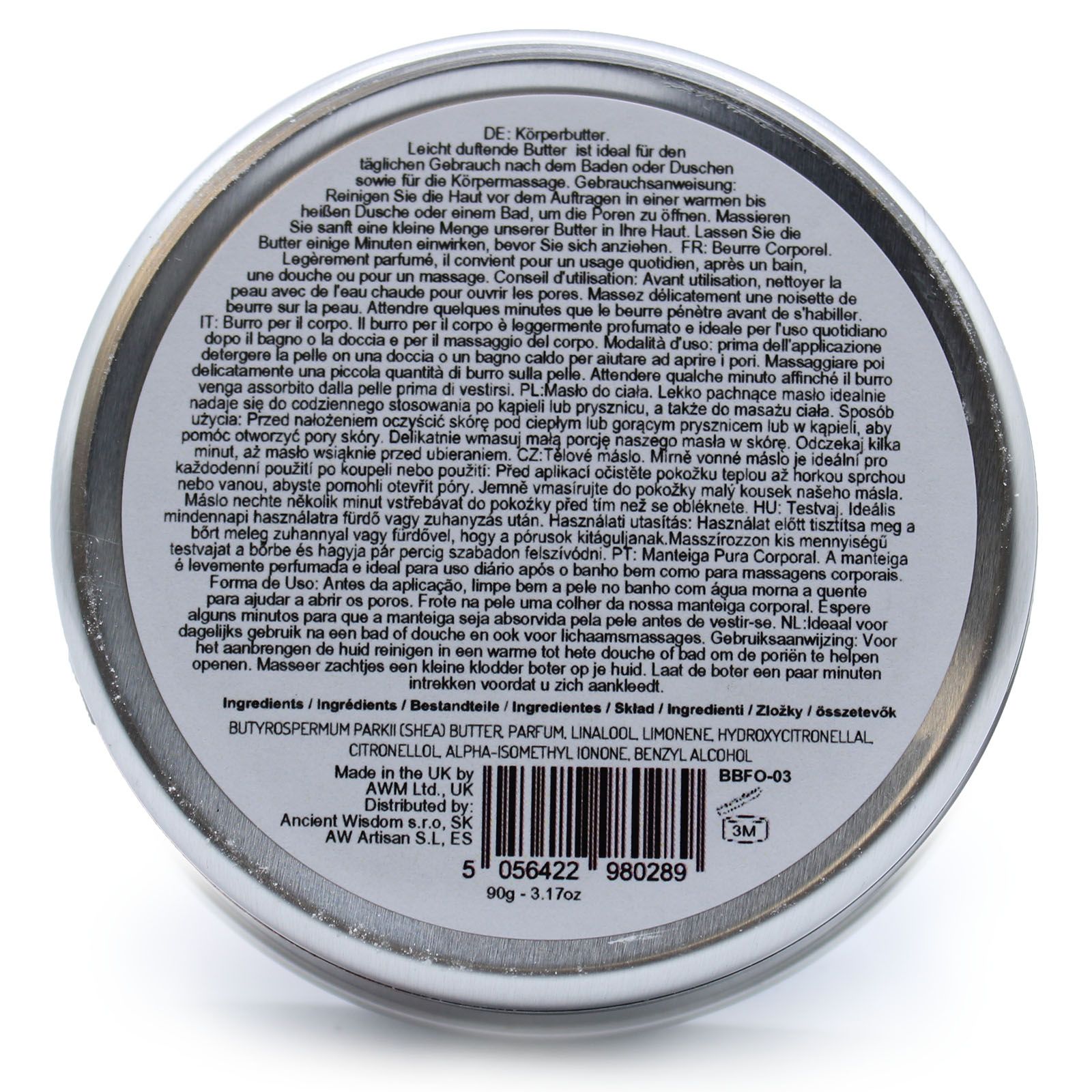Manteca Corporal de Karité Perfumada 90g - Orquídea - Imagen 2