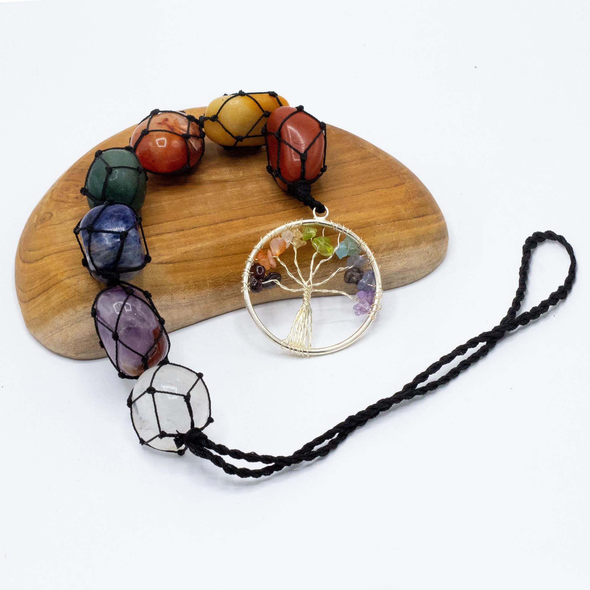 Colgante Piedra Chakra - Árbol de la Vida - Imagen 2