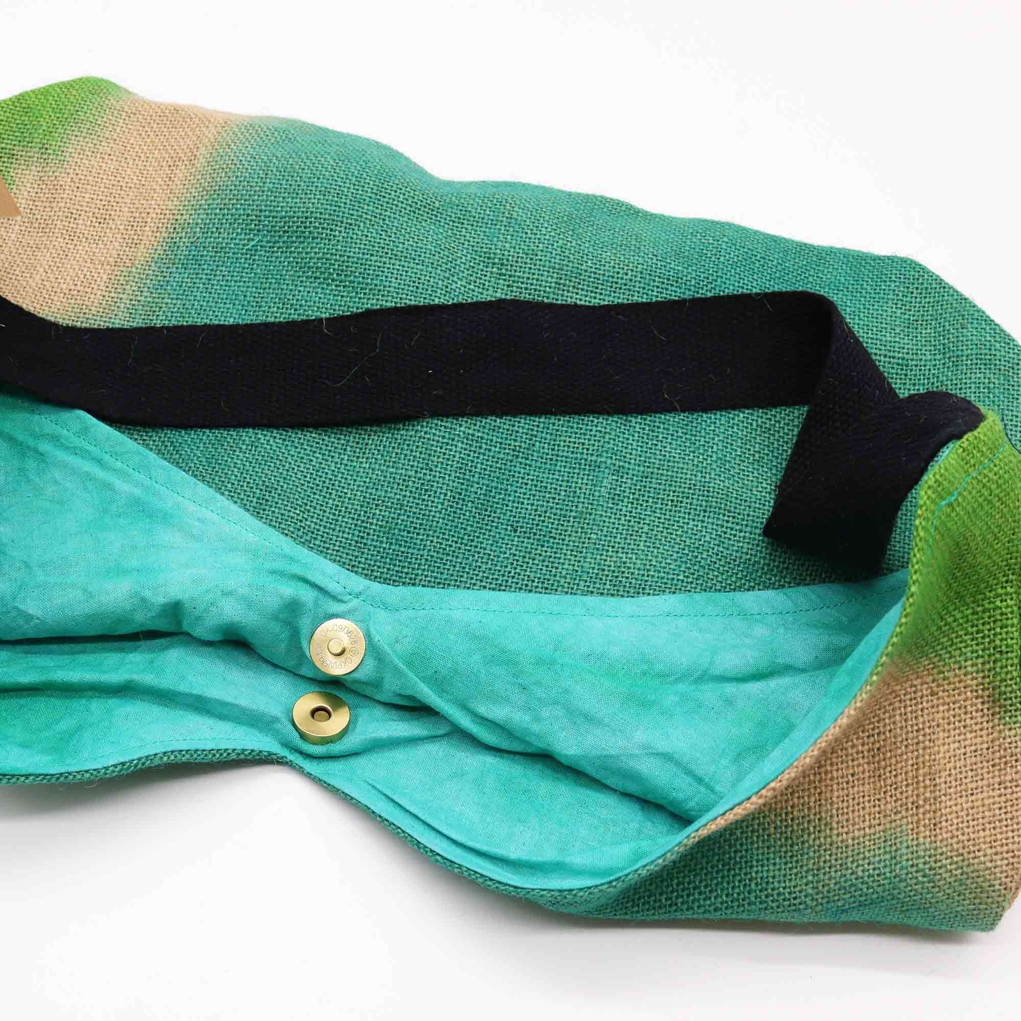 Bolso de hombro - Verde azulado - Imagen 2
