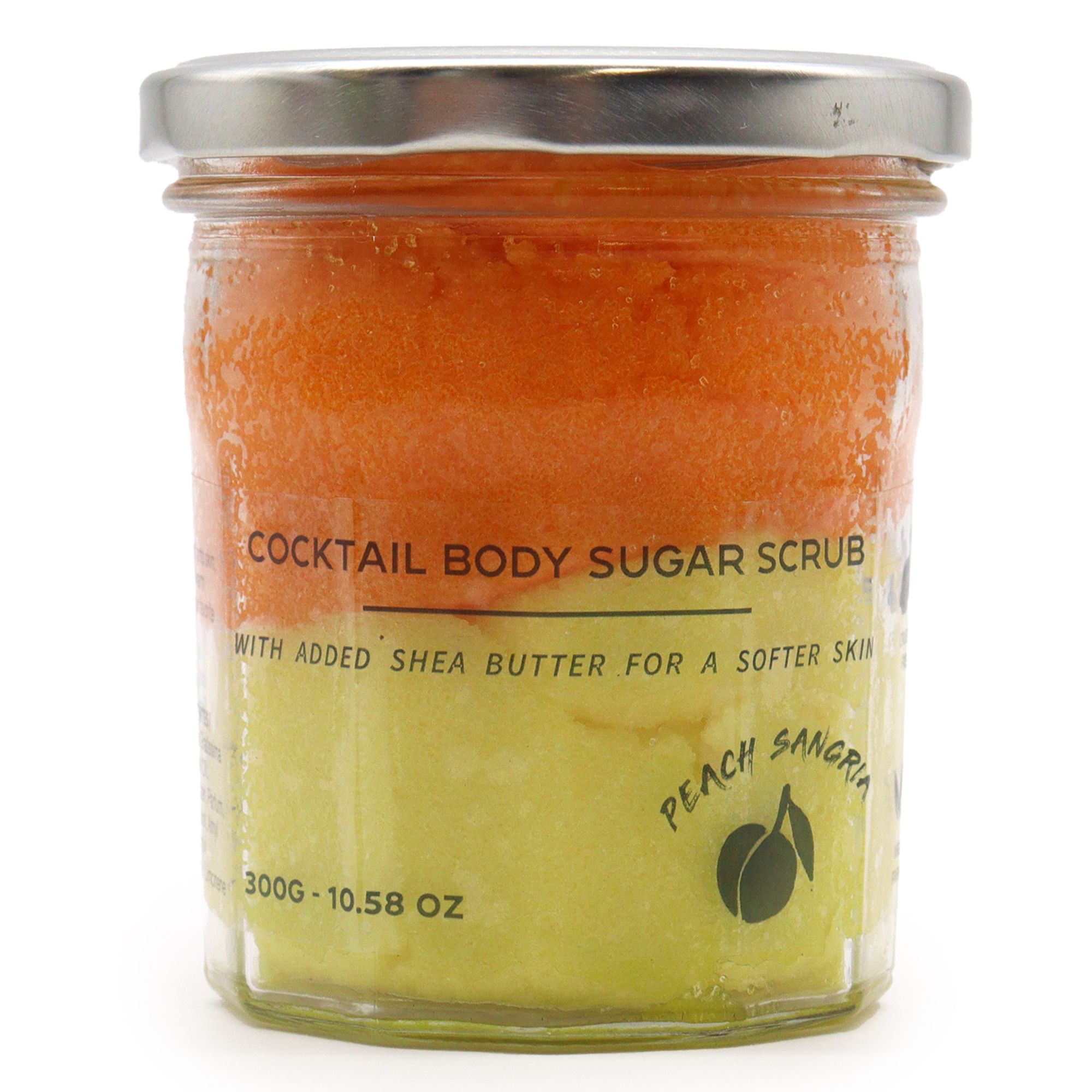 Exfoliante corporal de azúcar perfumado - Sangría de melocotón 300 g - Imagen 2