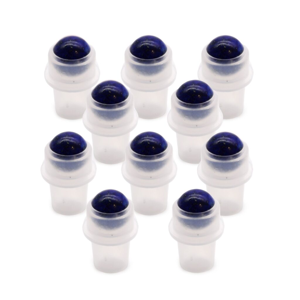 Punta de rodillo de piedras preciosas para botella de 5 ml – Sodalita