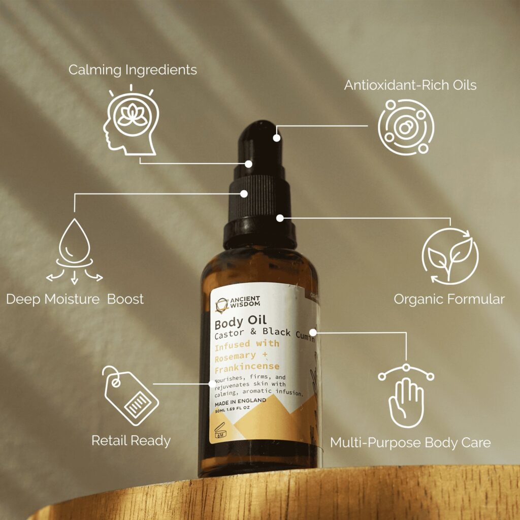 Aceite Corporal Organico 50 ml – Romero & Incienso