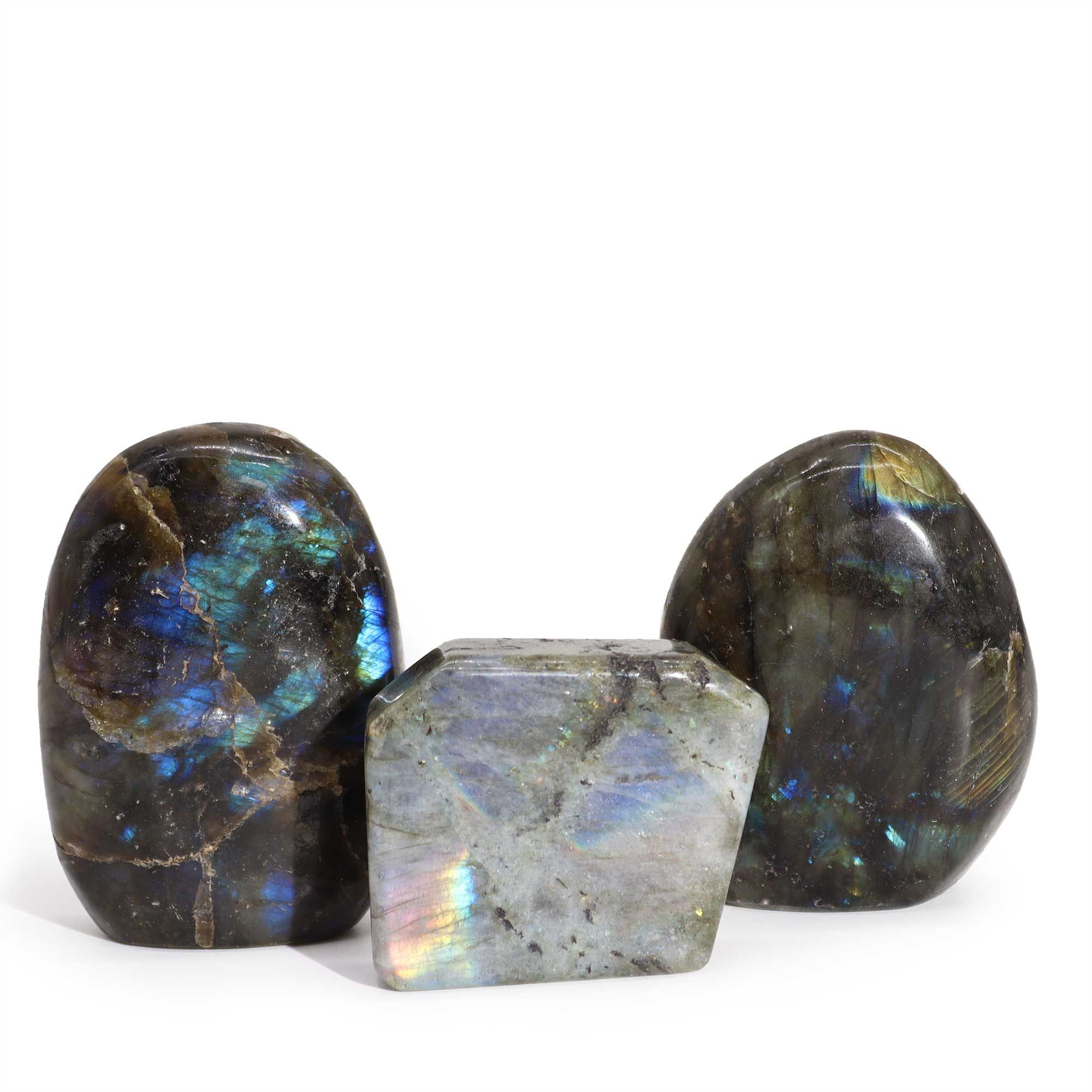 Piedras de Labradorita de Madagascar - Tumba (aprox 80-168g 40-60mm) - Imagen 4