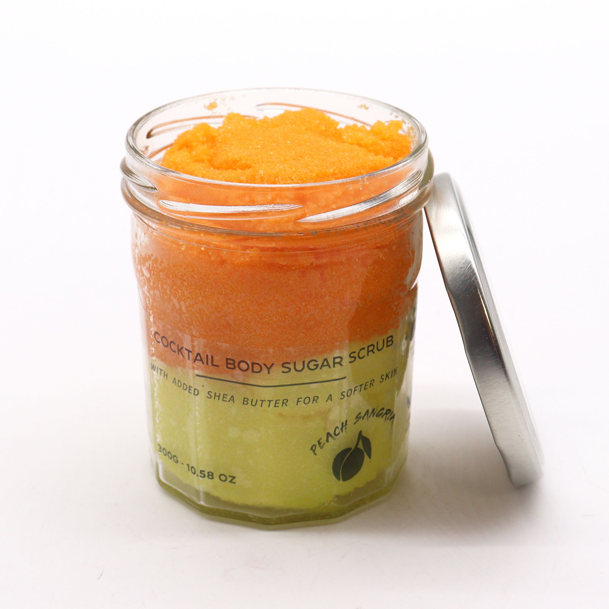 Exfoliante corporal de azúcar perfumado - Sangría de melocotón 300 g - Imagen 4