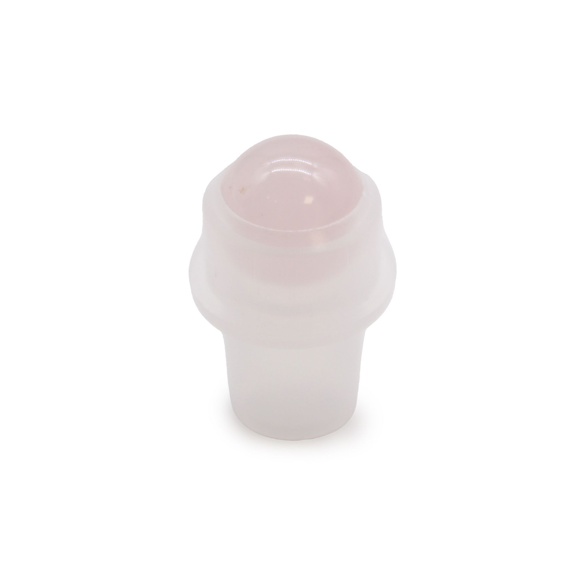 Punta de rodillo de piedras preciosas para botella de 5 ml - Cuarzo rosa - Imagen 2