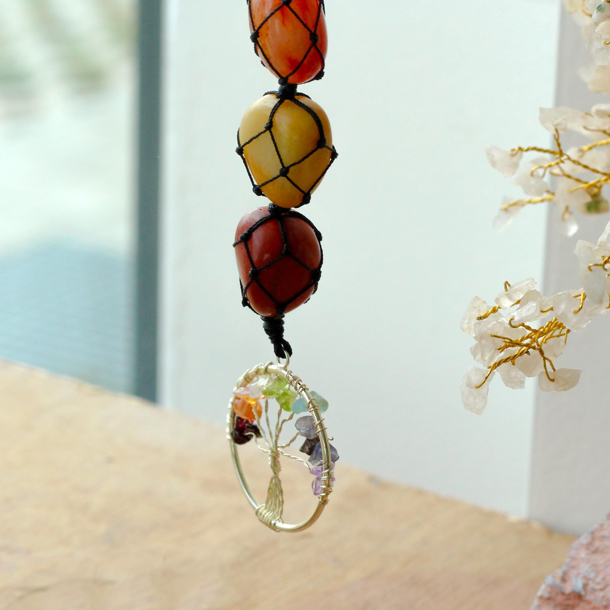 Colgante Piedra Chakra - Árbol de la Vida - Imagen 4