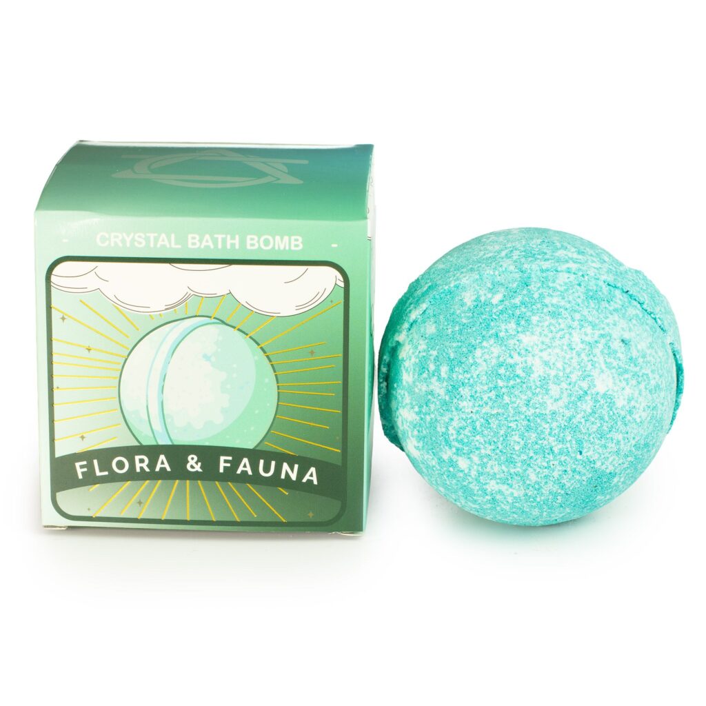 Bomba de baño de cristal elemental – Tierra