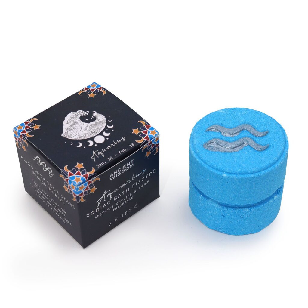 Set de Bombas de Baño del Horóscopo - Acuario