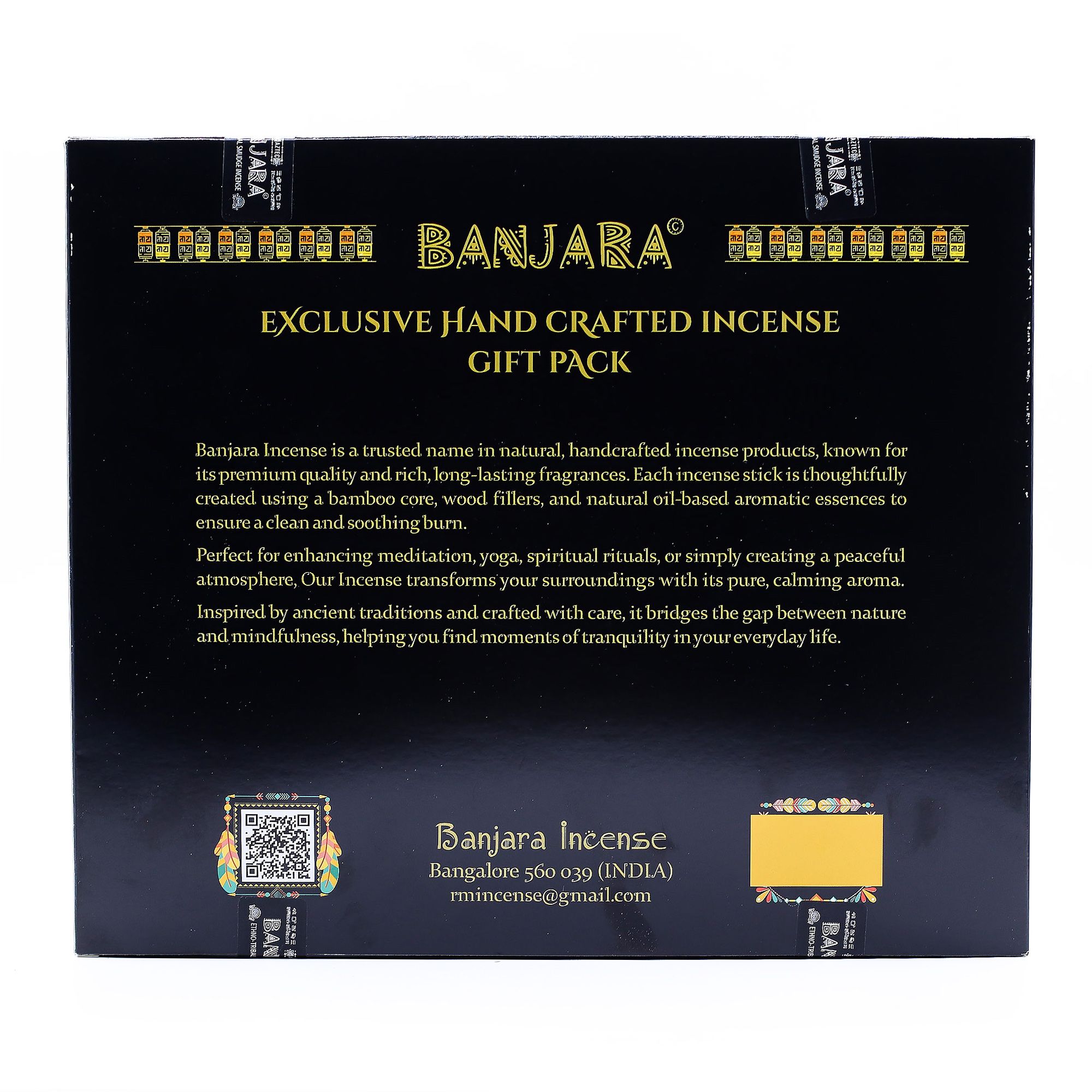 Banjara Palitos de Palo Santo para sahumar - Juego de 6 - Caja - Imagen 4