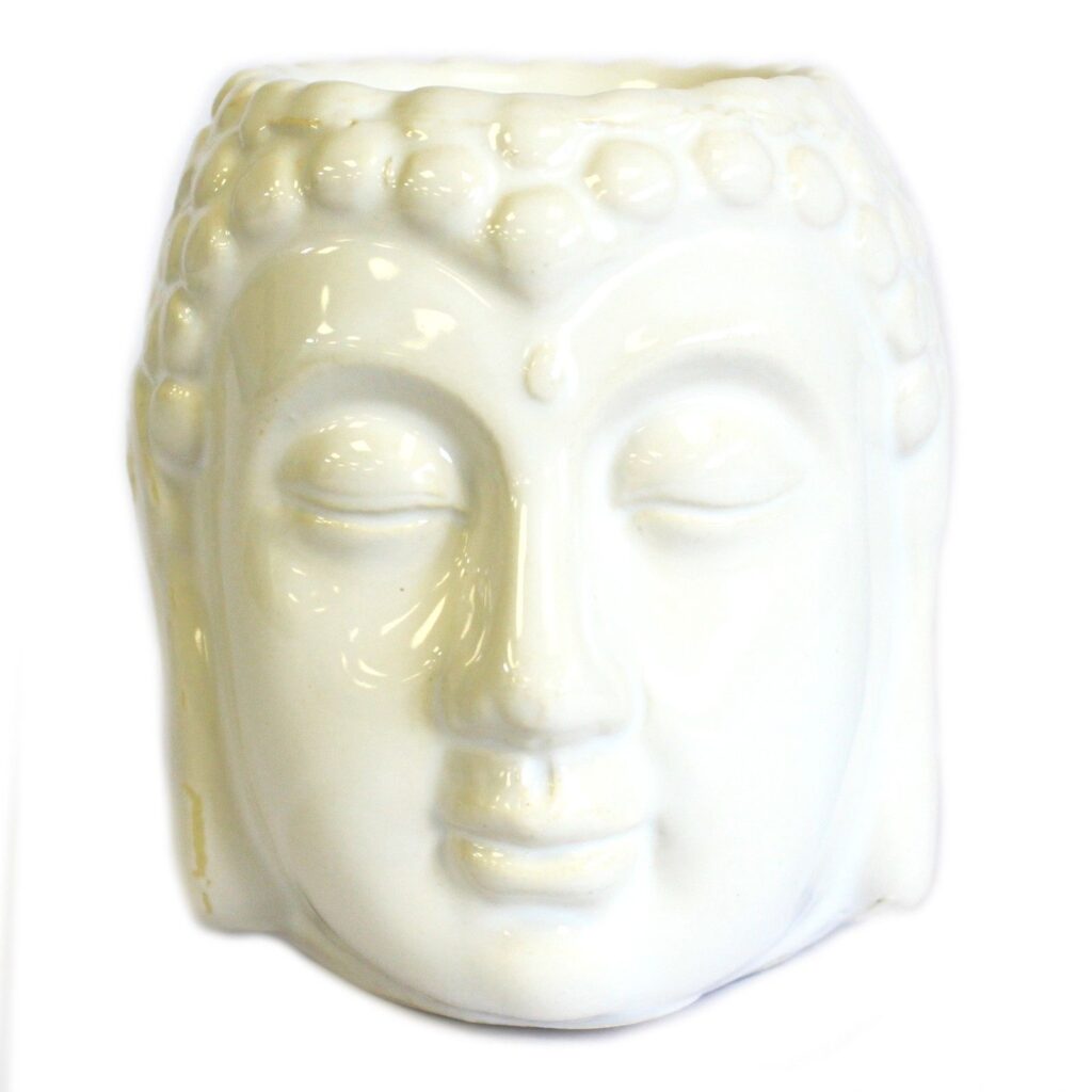 Quemador aceite Buda – blanco