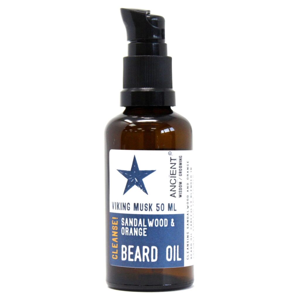 50ml Aceite para la barba – Almizcle Vikingo – Limpia!