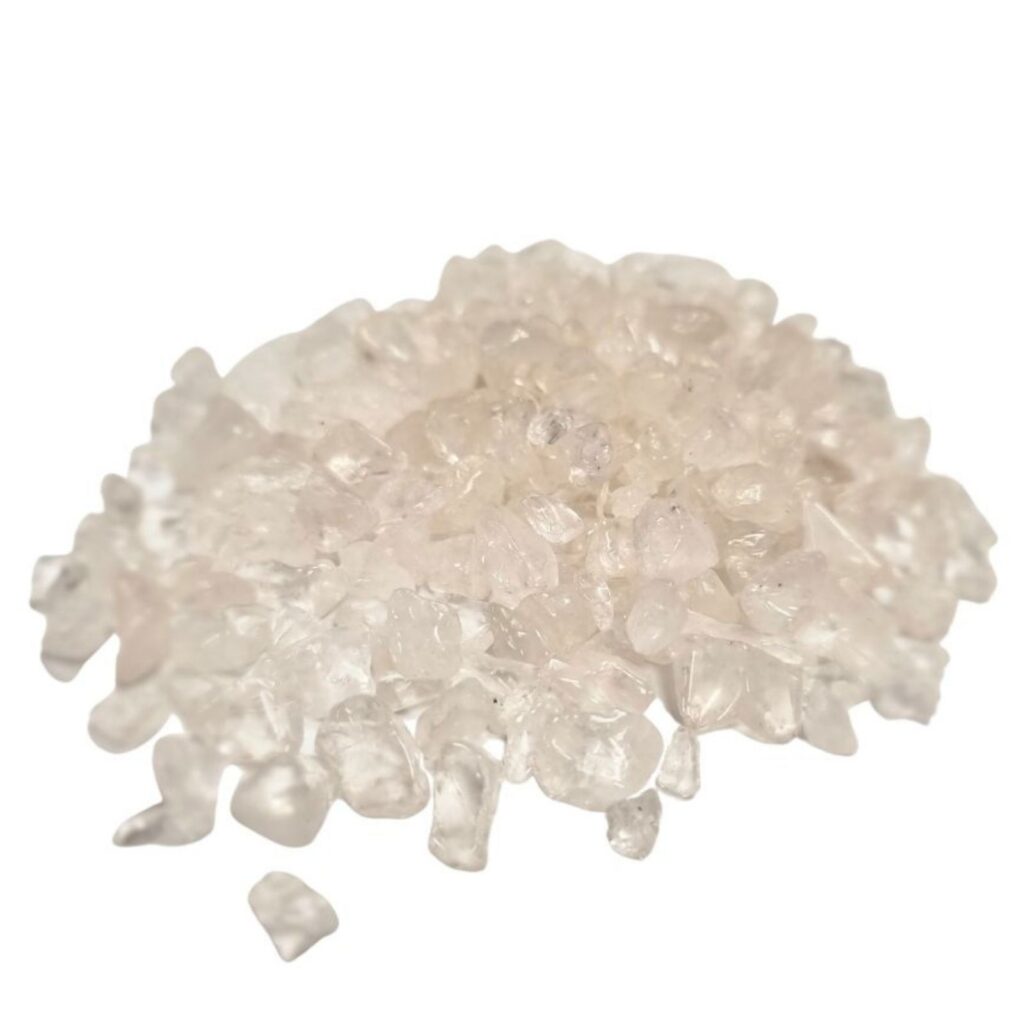 Clear Quartz Gemstone Chips Bulk – 1KG