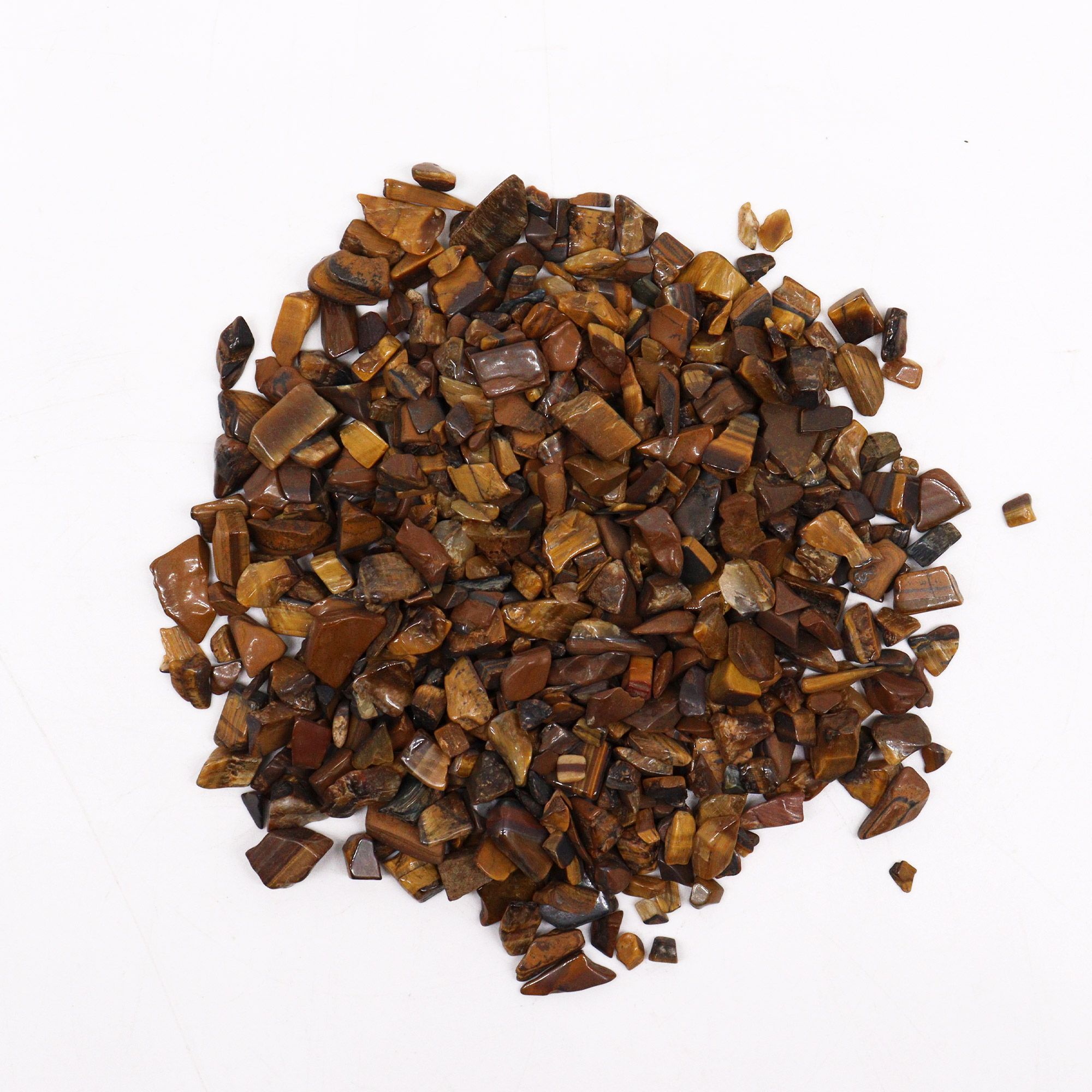 Tiger Eye Gemstone Chips Bulk – 1KG