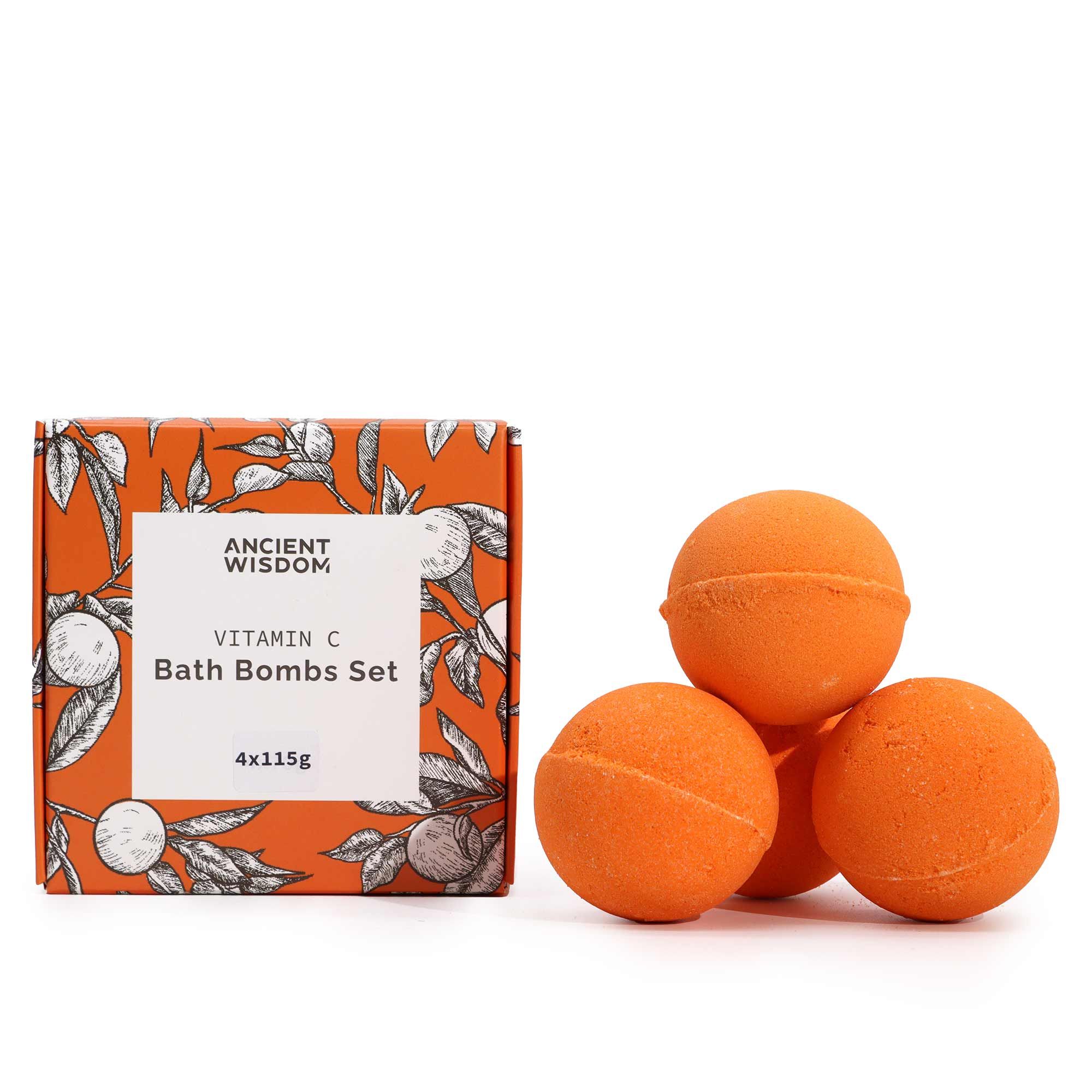 Set de 4 Bombas de Baño de Vitamina C - Aromaterapia - Imagen 2