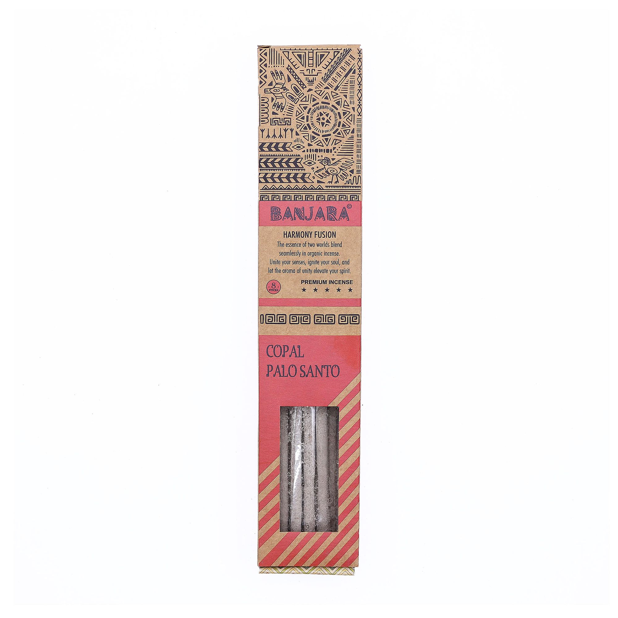Banjara Palitos de Palo Santo para sahumar - Juego de 6 - Caja