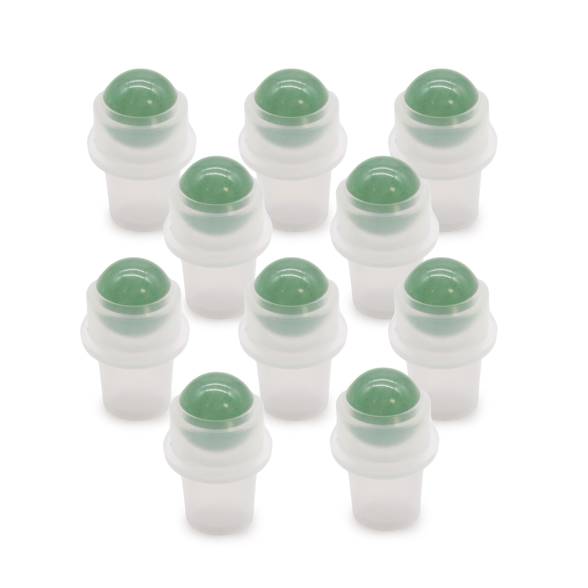 Punta de rodillo de piedras preciosas para botella de 5 ml - Aventurina - Imagen 3