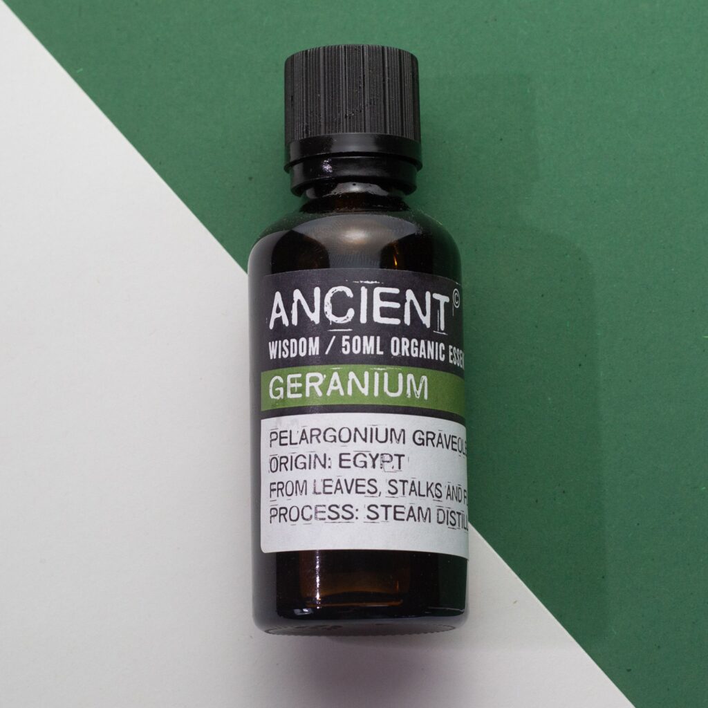 Aceite esencial orgánico de geranio 50 ml