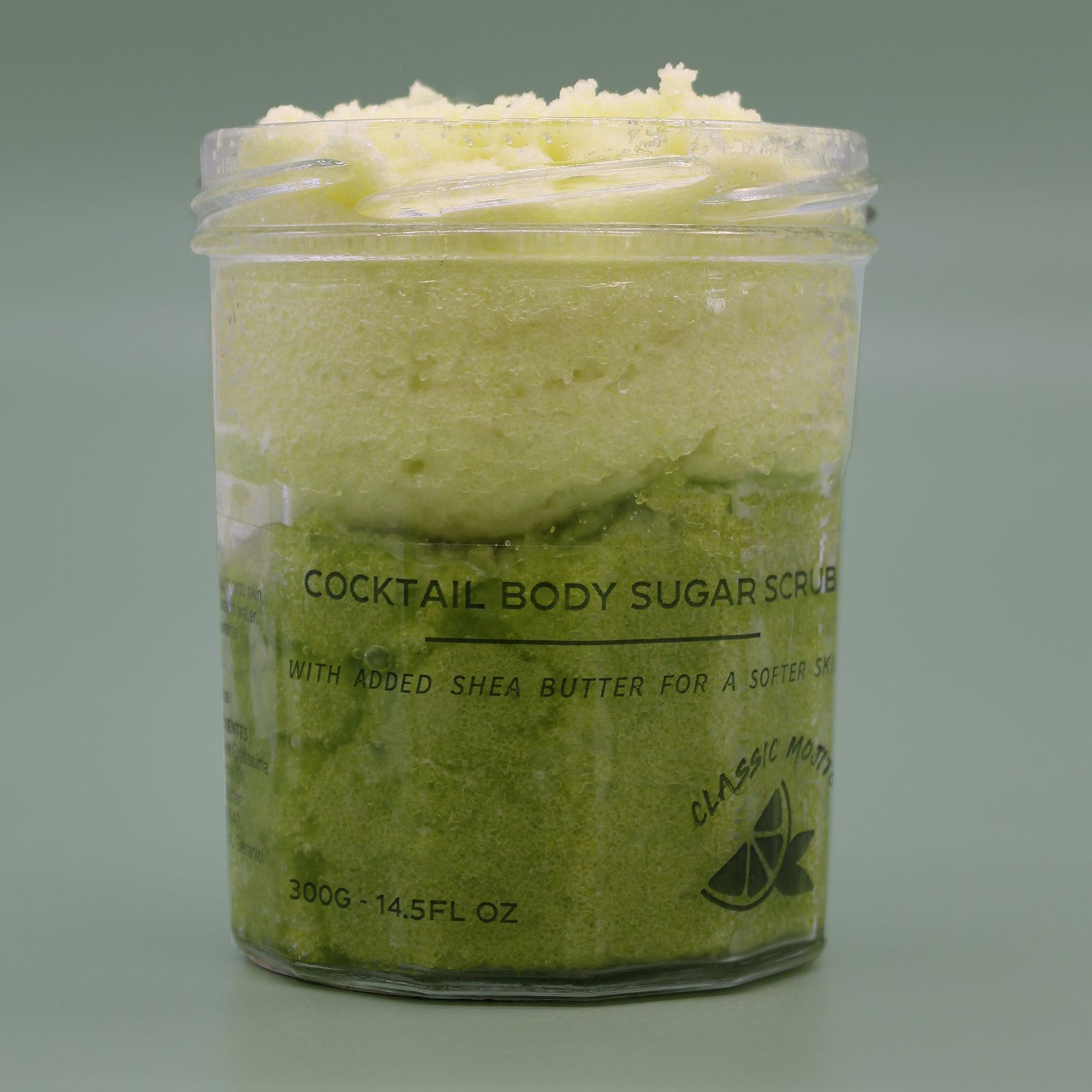 Exfoliante corporal de azúcar perfumado - Mojito clásico 300g - Imagen 3