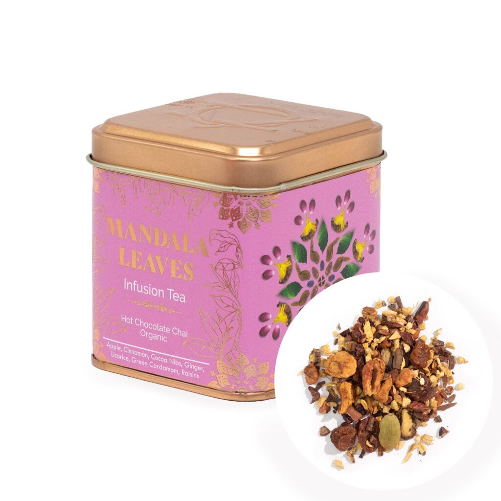Infusión de chai para chocolate caliente orgánico 50 Gr