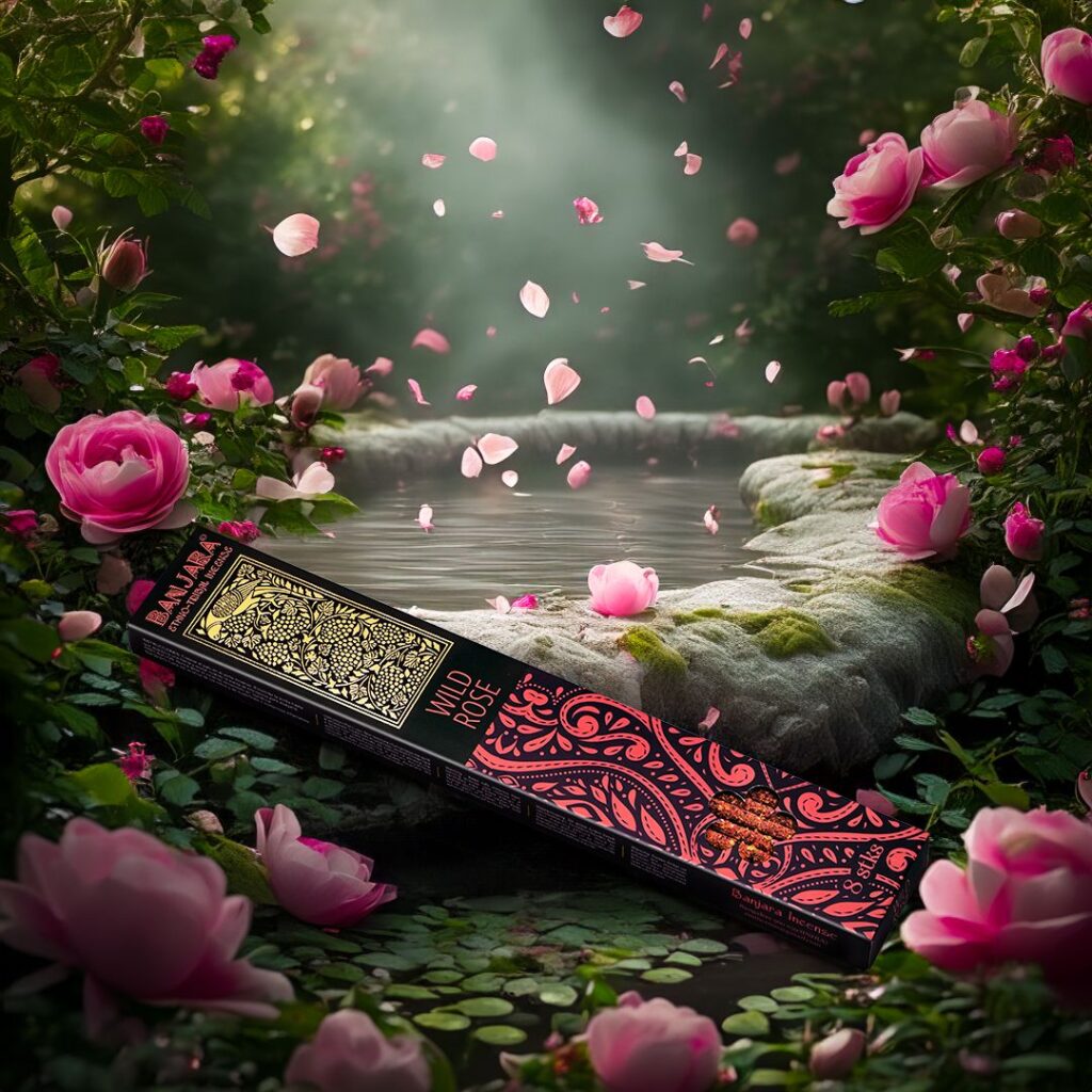 Incienso Banjara Extra Largo – Rosa silvestre