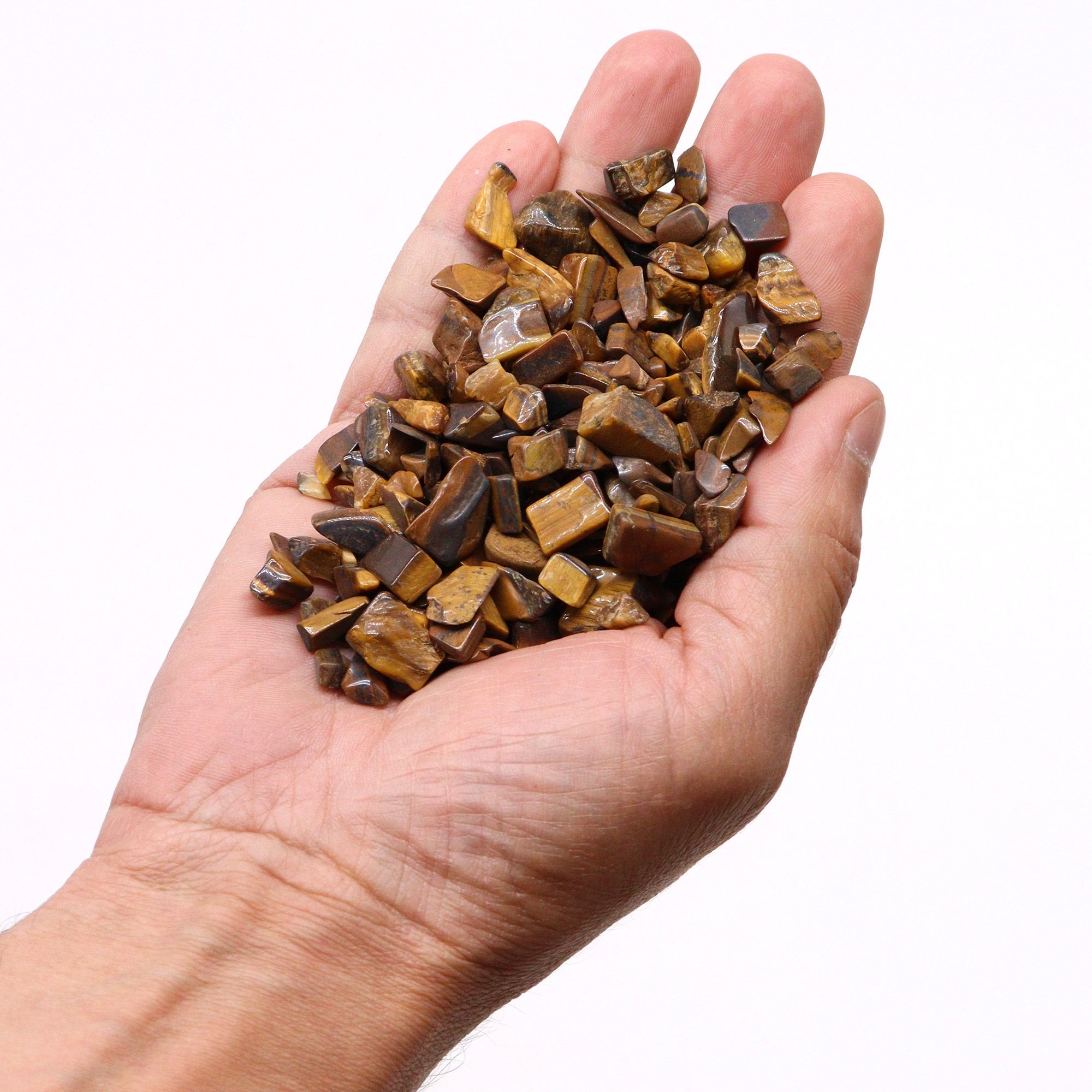 Chips de ojo de tigre a granel - 1 kg - Imagen 4