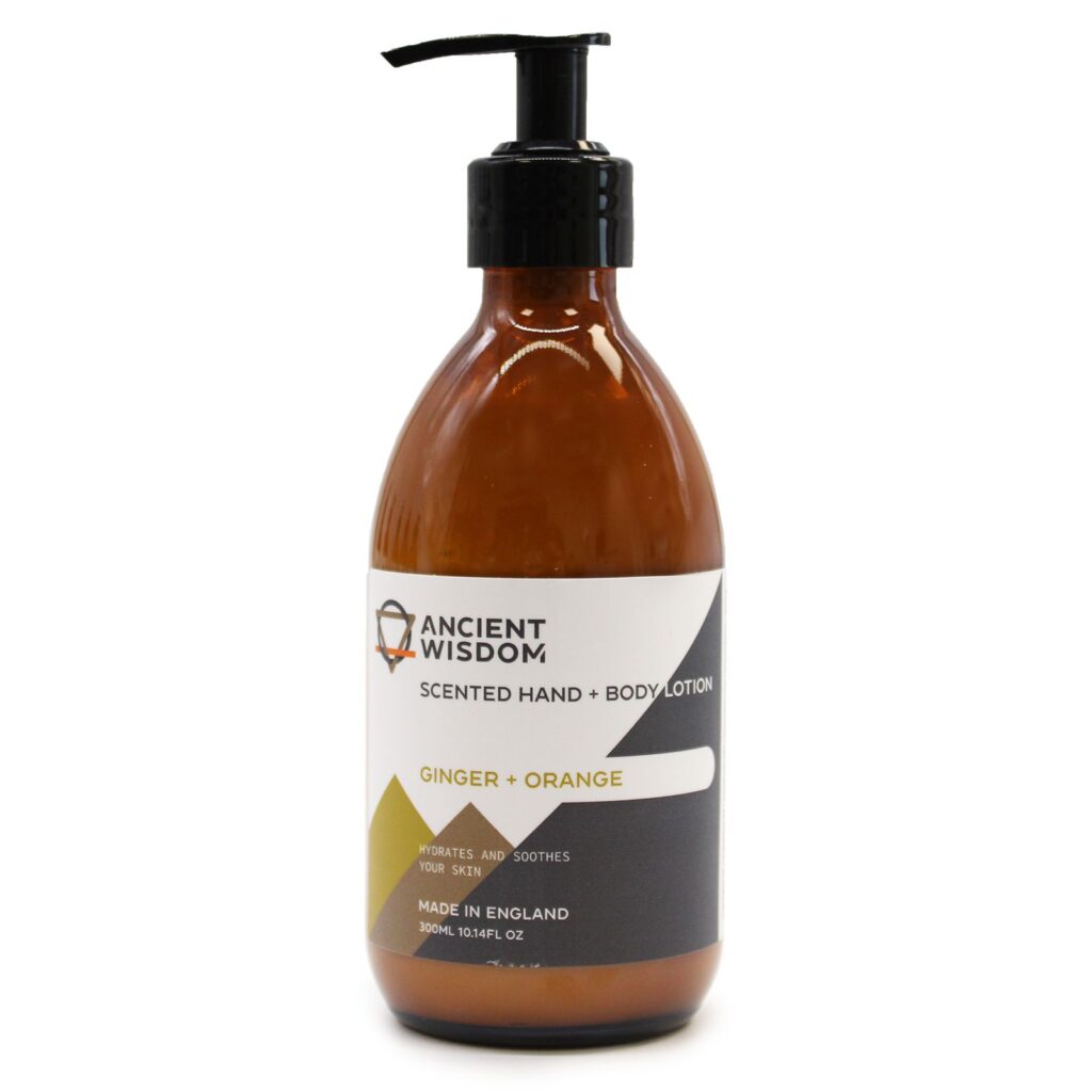 loción corporal – jengibre y naranja 300ml