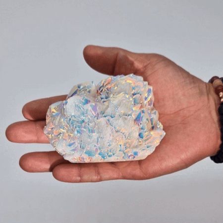 Cuarzo Natural Mejorado Grande – Cuarzo Angel Aura (aprox 300-450gm 8-15cm)