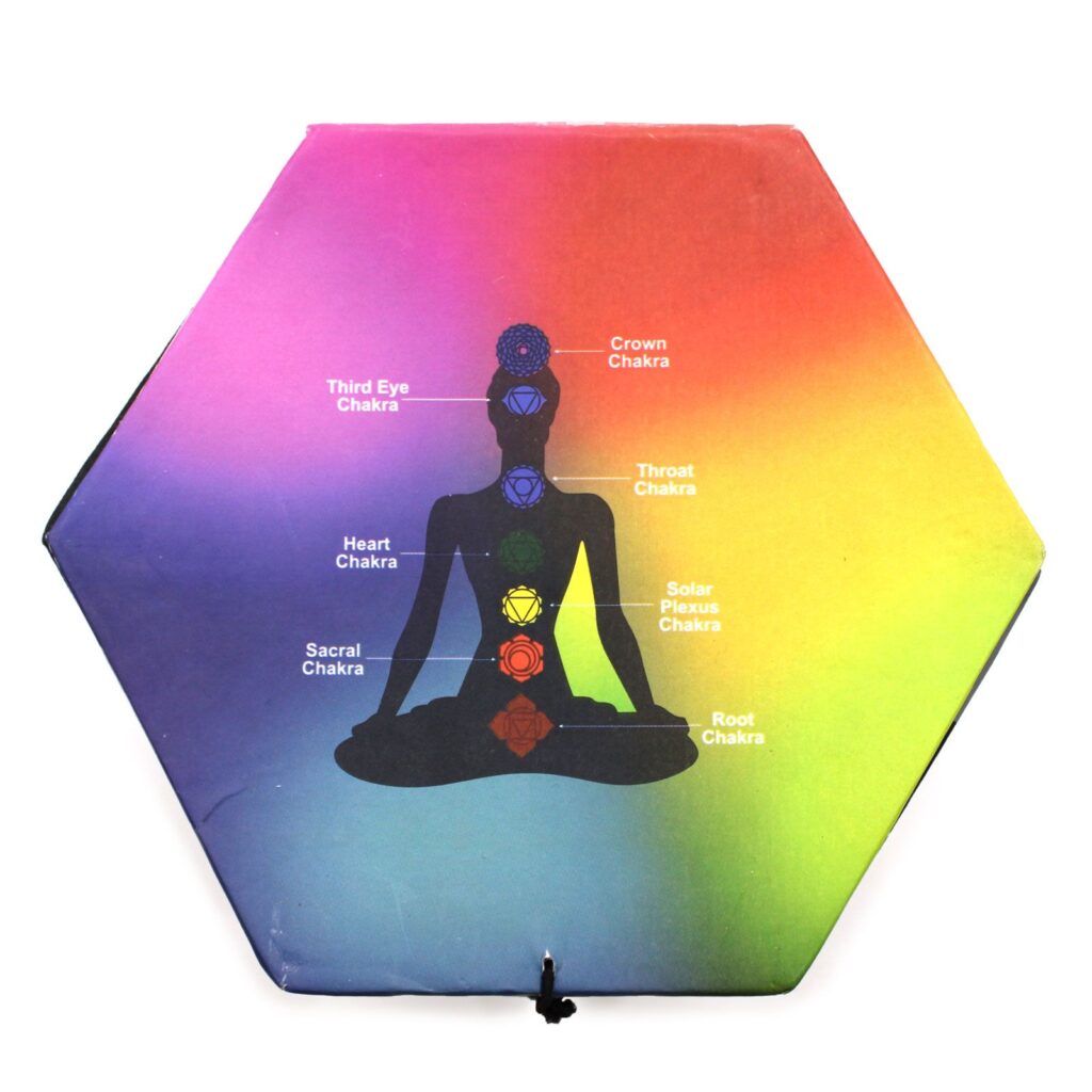 Juego de Cuenco Tibetano – Movimientos de Yoga – Blanco/Azul 10,7 cm