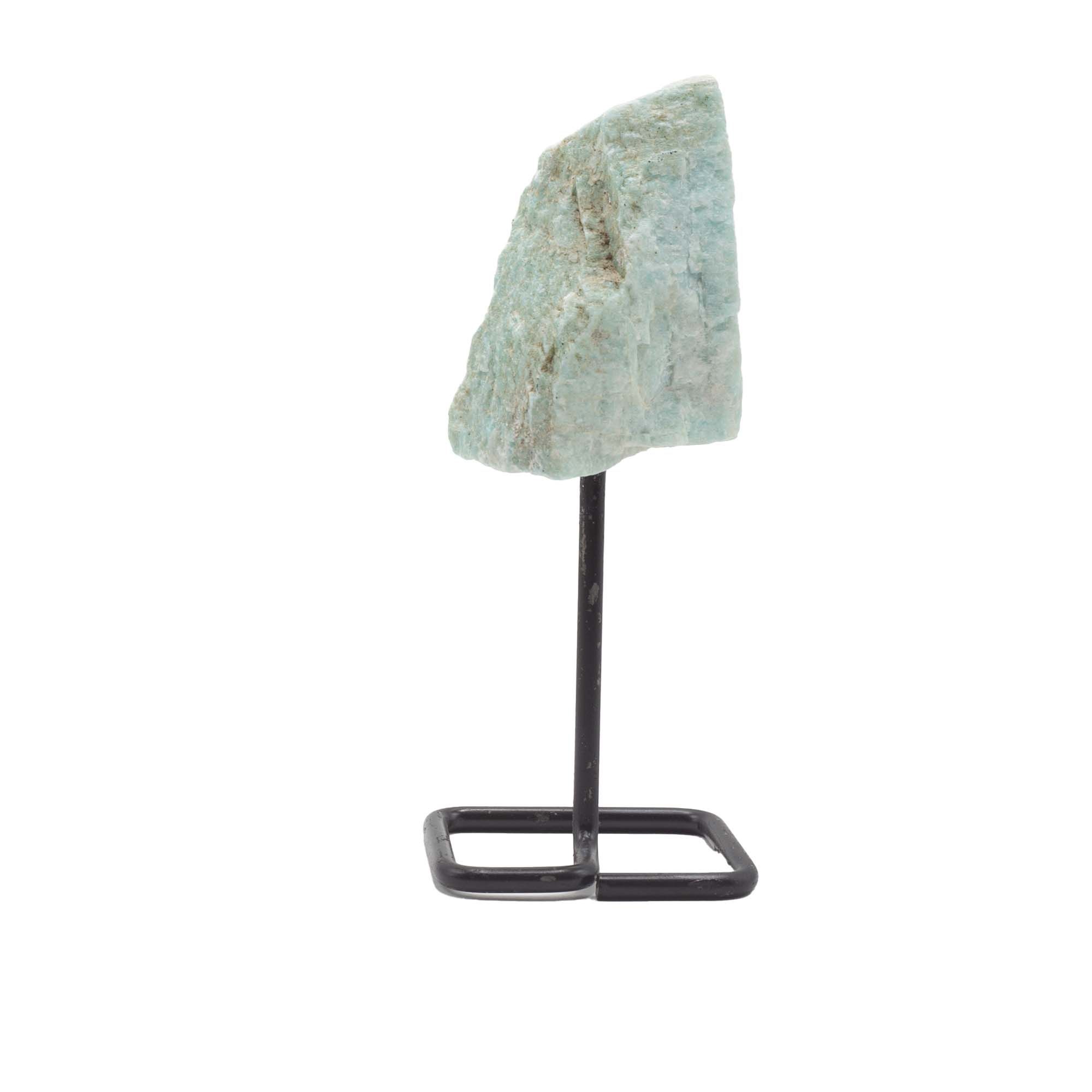 Muestra de mineral en soporte metálico - amazonita - Imagen 7
