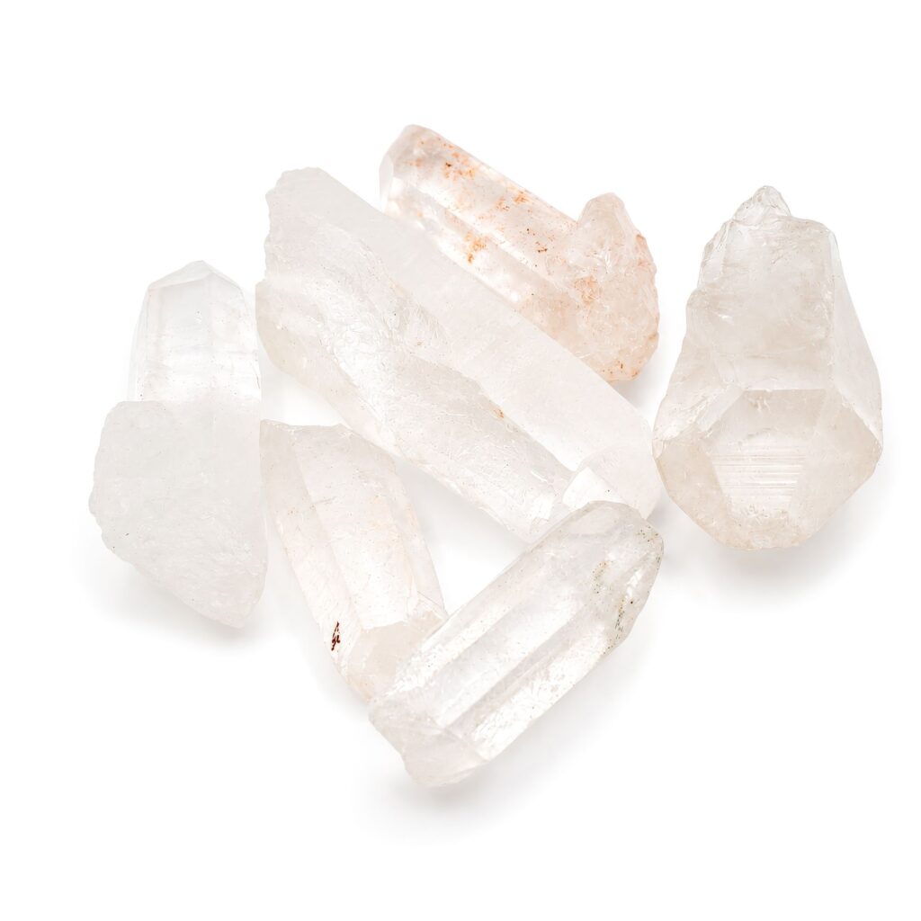 Muestras minerales – Fragmentos de cuarzo del Himalaya