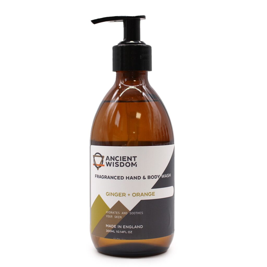 Jabón Líquido de Manos y Cuerpo – Jengibre y Naranja