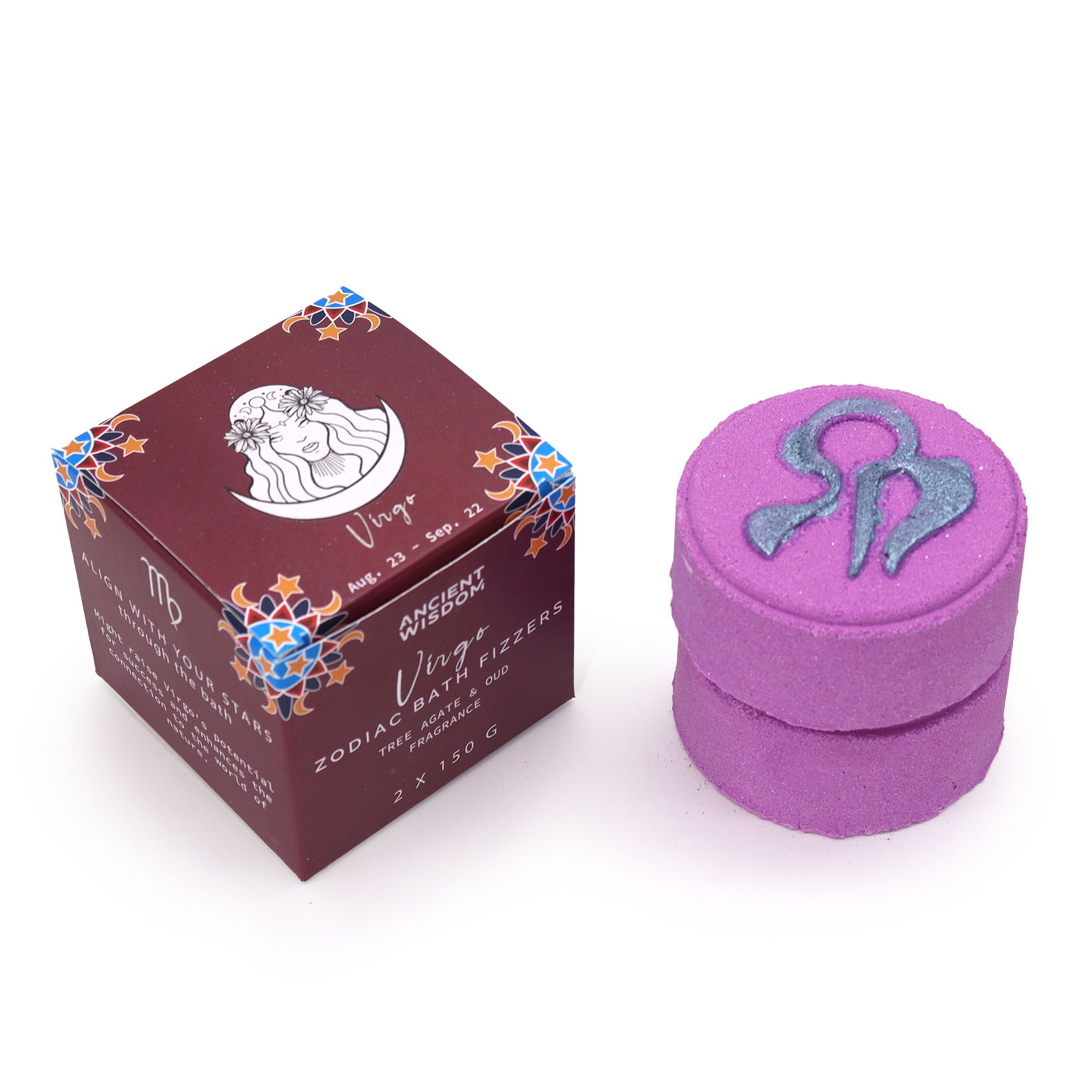 Set de Bombas de Baño del Horóscopo - Virgo