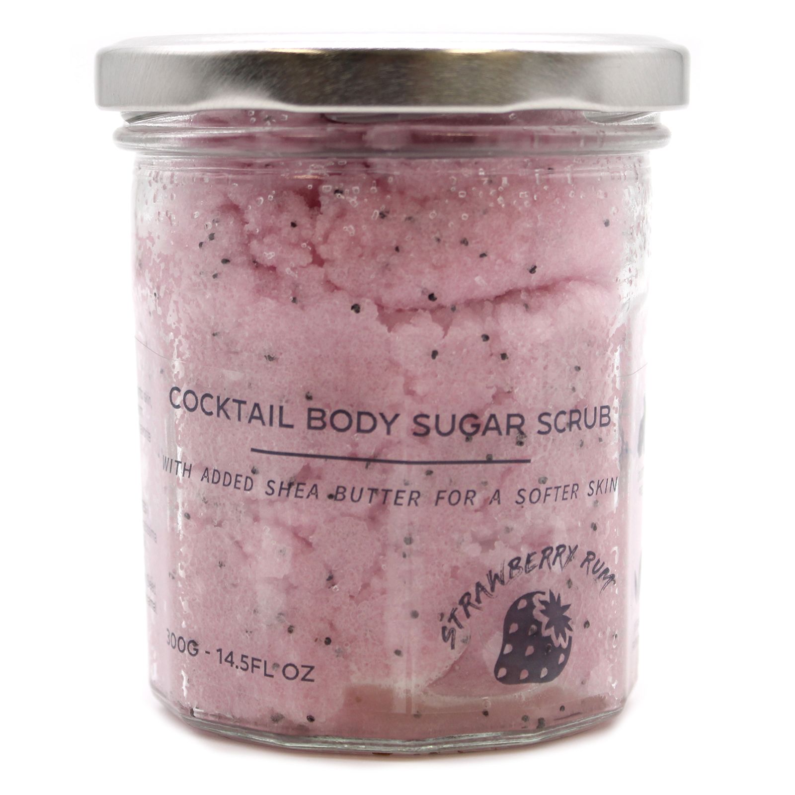Exfoliante corporal de azúcar perfumado - Ron de fresa 300g - Imagen 7