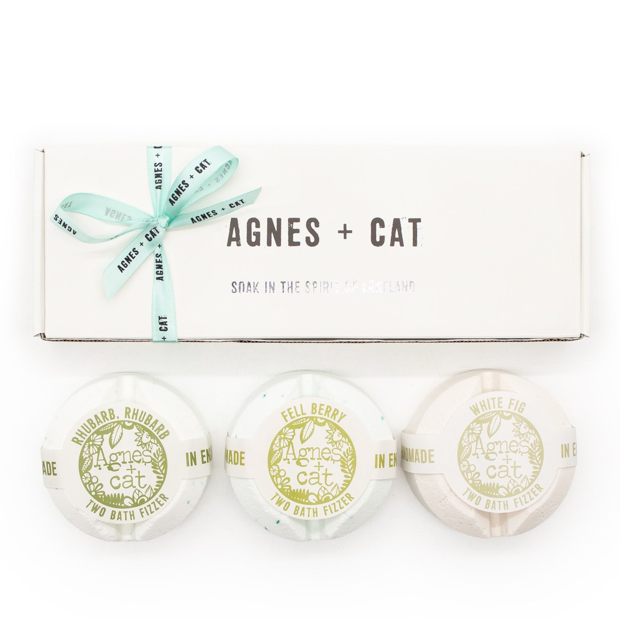 Conjunto regalo de pastillas efervescentes para baño Agnes + Cat con aroma a bayas y higo - Imagen 3