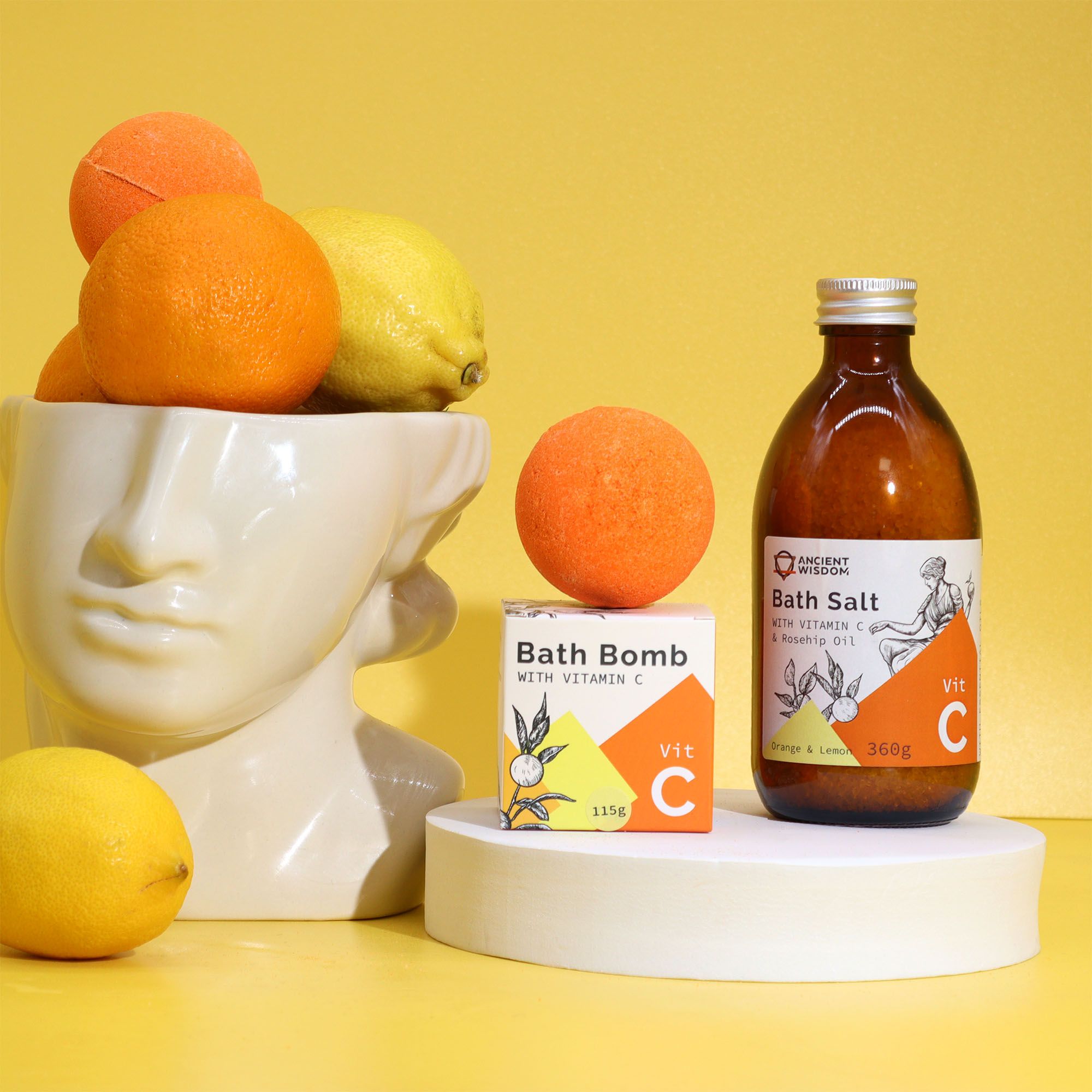 Bomba de Baño con Vitamina C y Aceites Esenciales - Imagen 4
