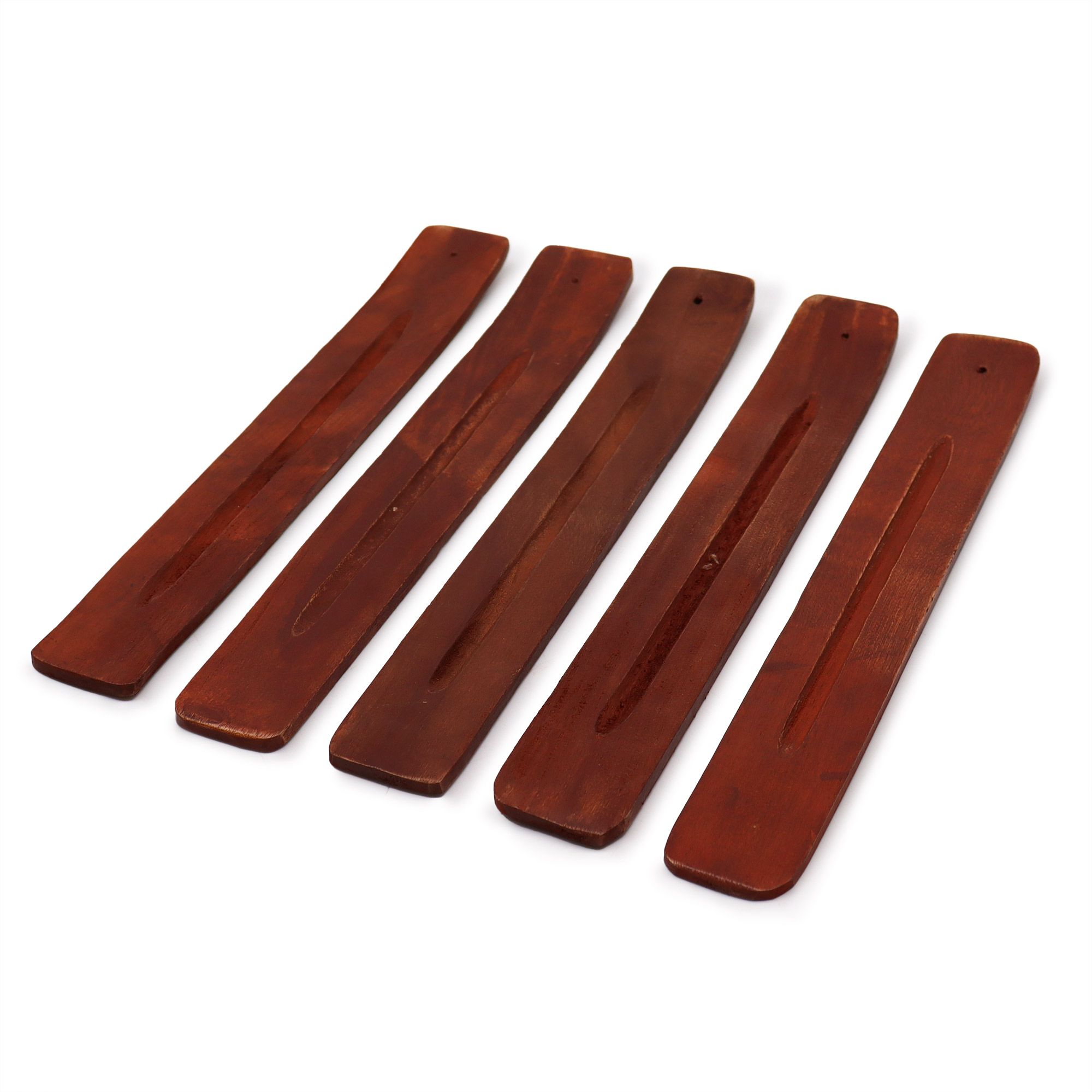 Portaincienso sencillo de madera de mango - Imagen 3