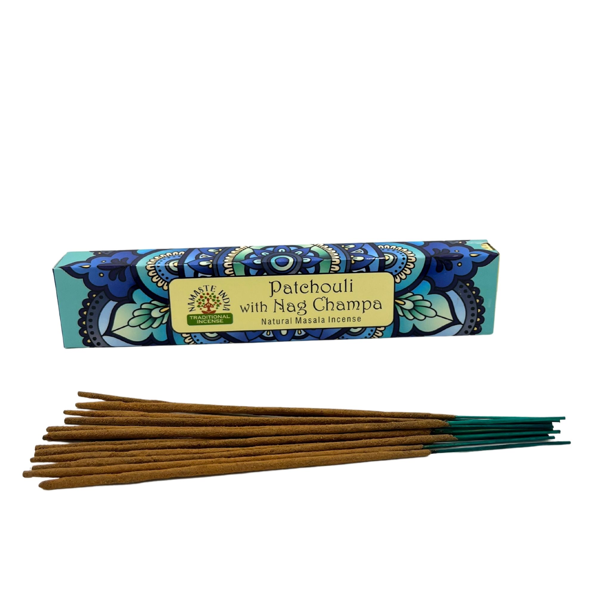 Incienso Namaste Mandala Masala - Pachulí y Nag Champa - Imagen 2