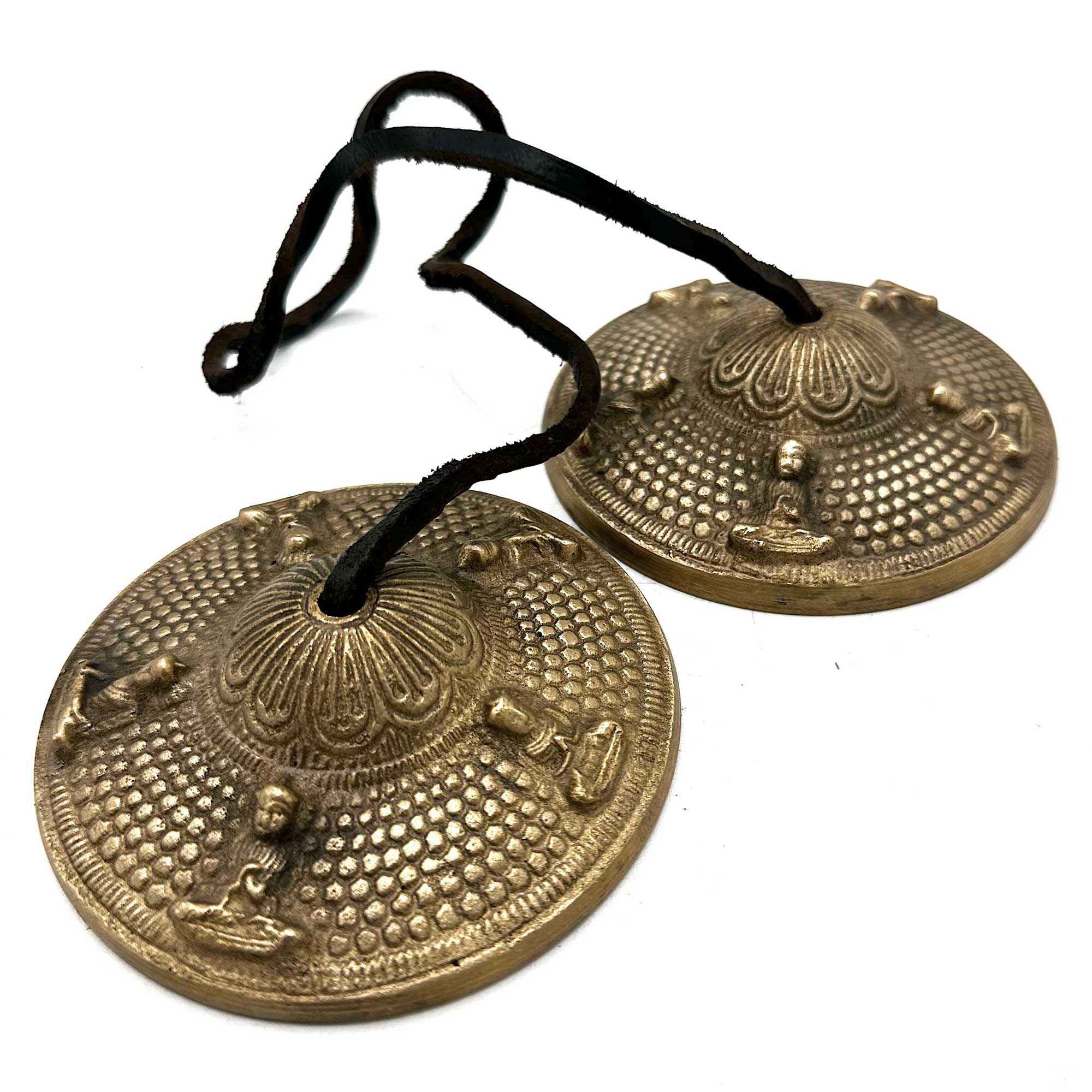 Tingsha tibetana - Cinco Buda - aproximadamente 9.5cm - Imagen 2