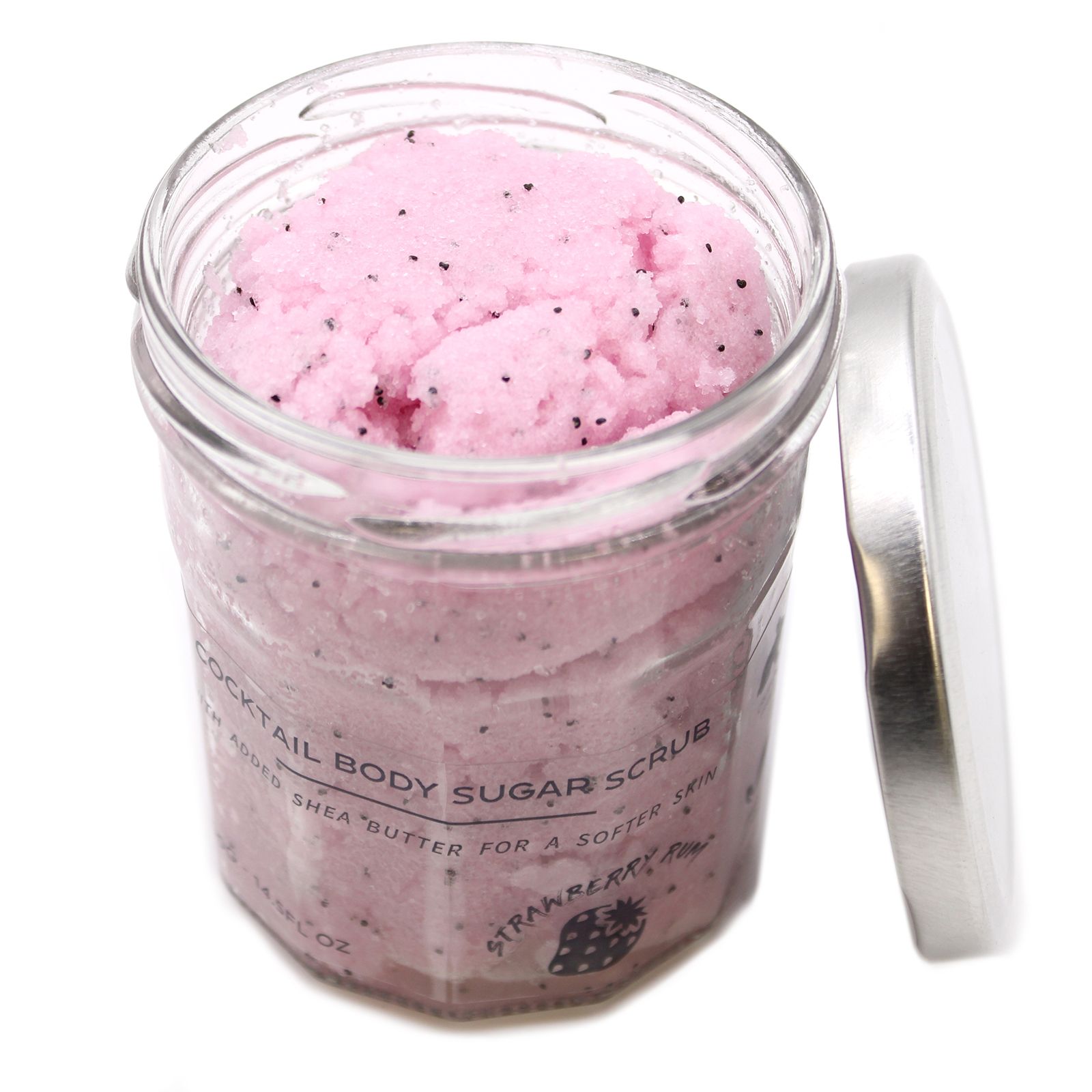 Exfoliante corporal de azúcar perfumado - Ron de fresa 300g - Imagen 8