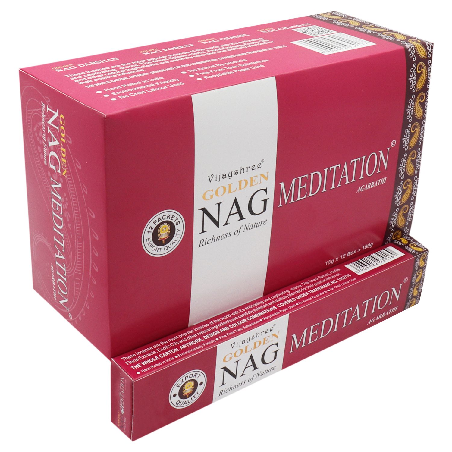 15g Incienso Dorado Nag – Meditación