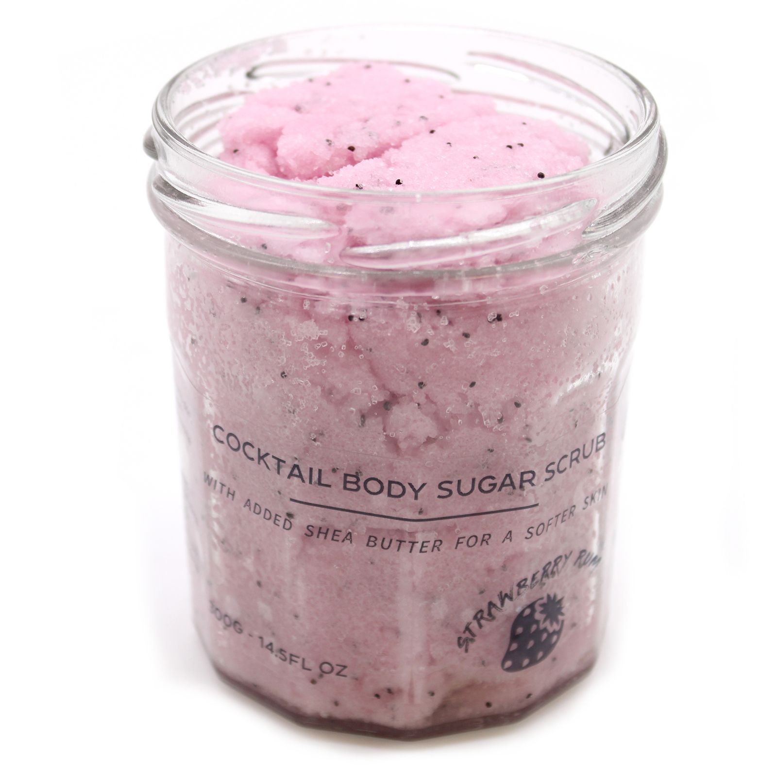 Exfoliante corporal de azúcar perfumado - Ron de fresa 300g - Imagen 9